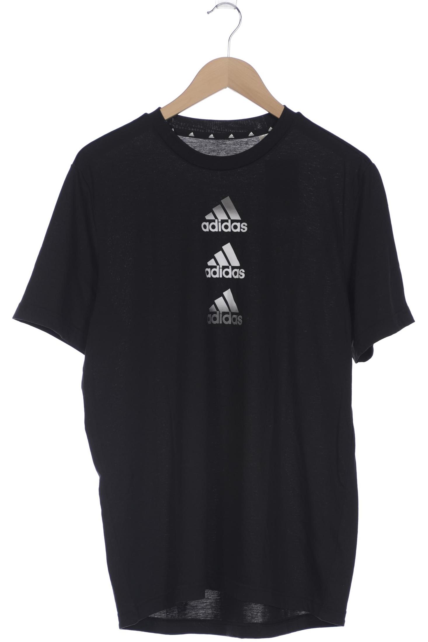 

adidas Herren T-Shirt, schwarz, Gr. 48