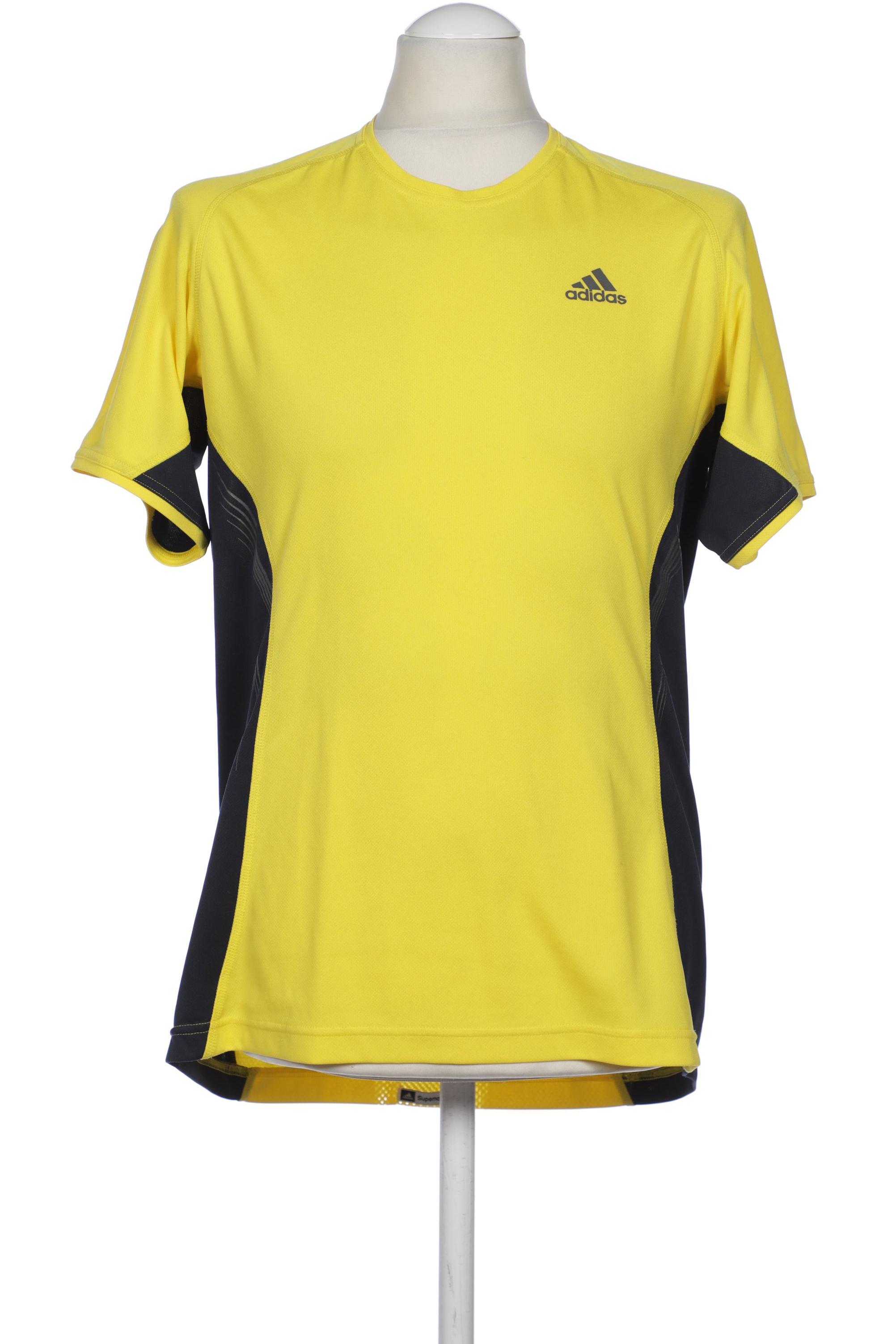 

adidas Herren T-Shirt, gelb, Gr. 48