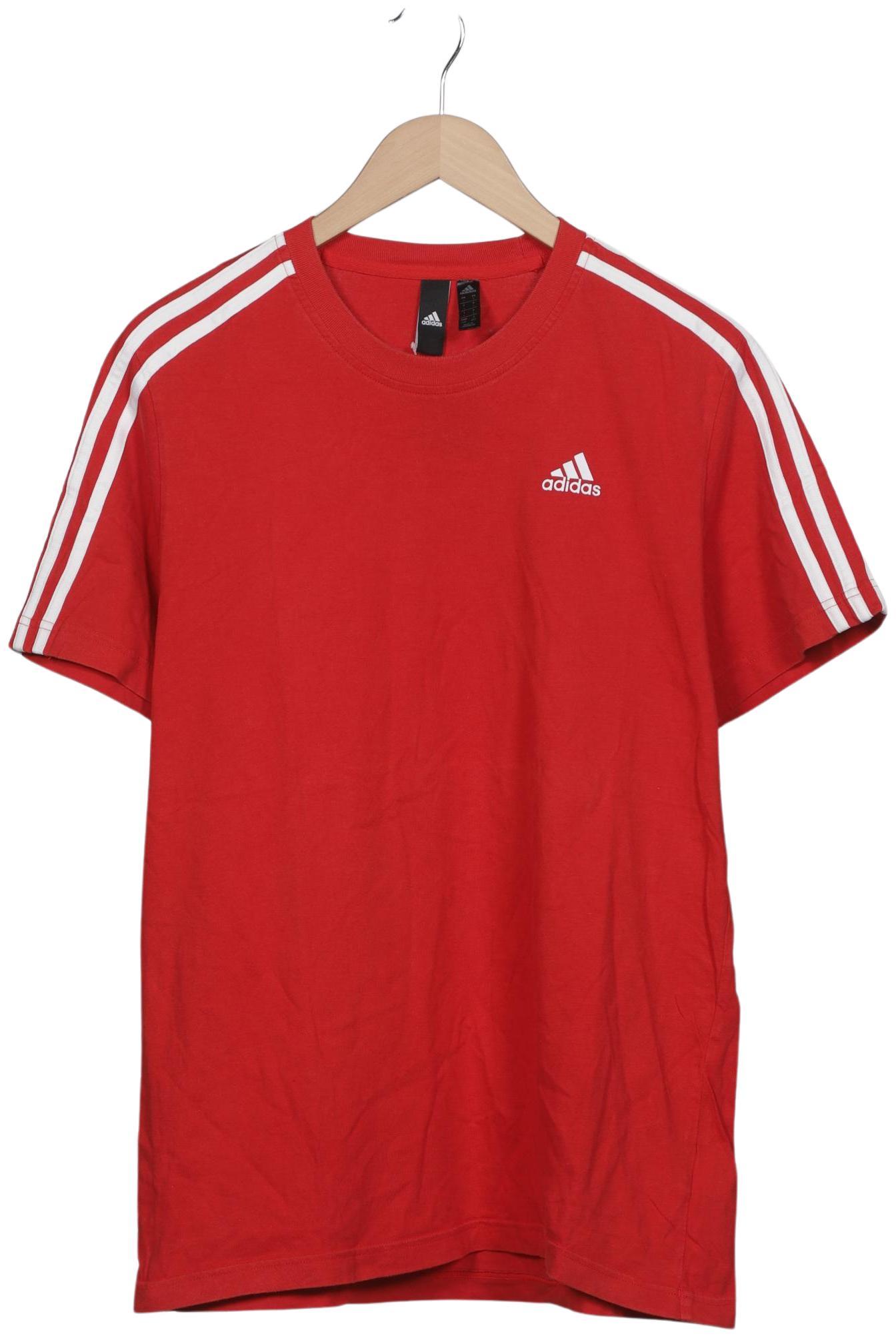 

adidas Herren T-Shirt, rot, Gr. 52