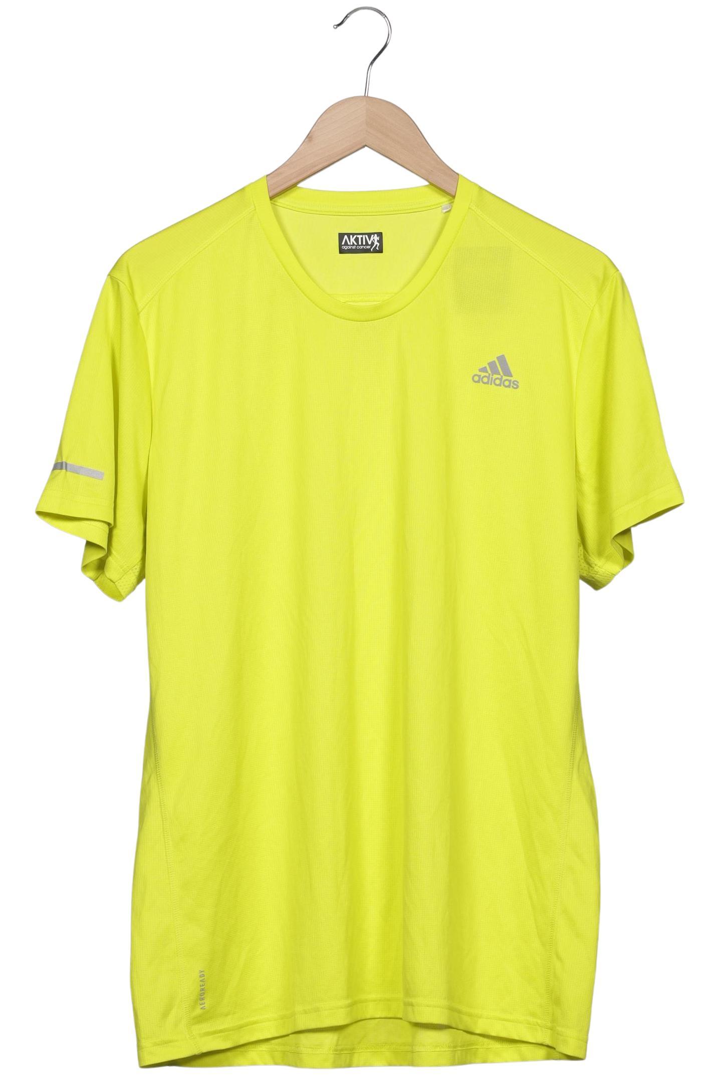 

adidas Herren T-Shirt, neon, Gr. 54
