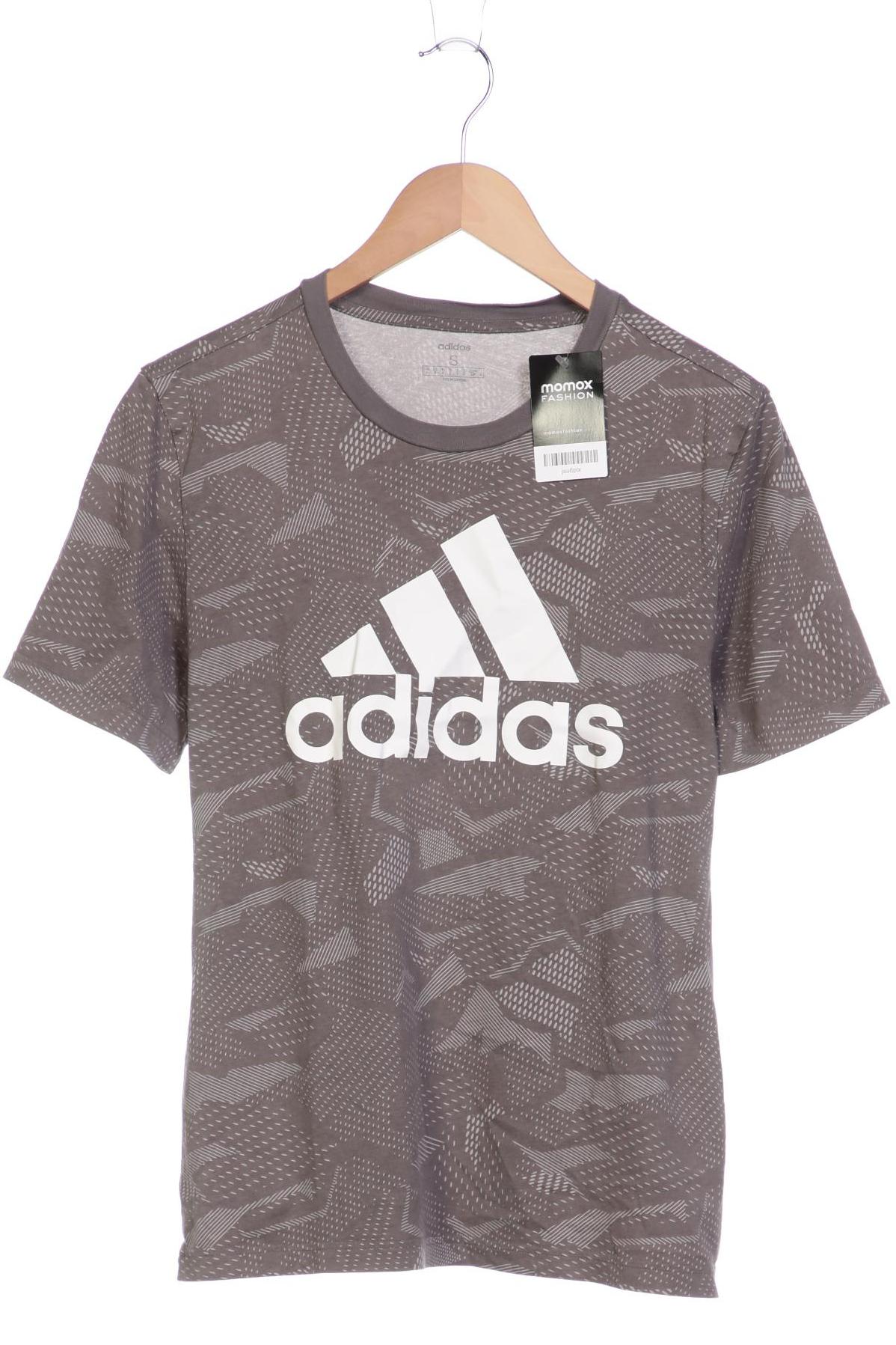 

adidas Herren T-Shirt, grau, Gr. 46