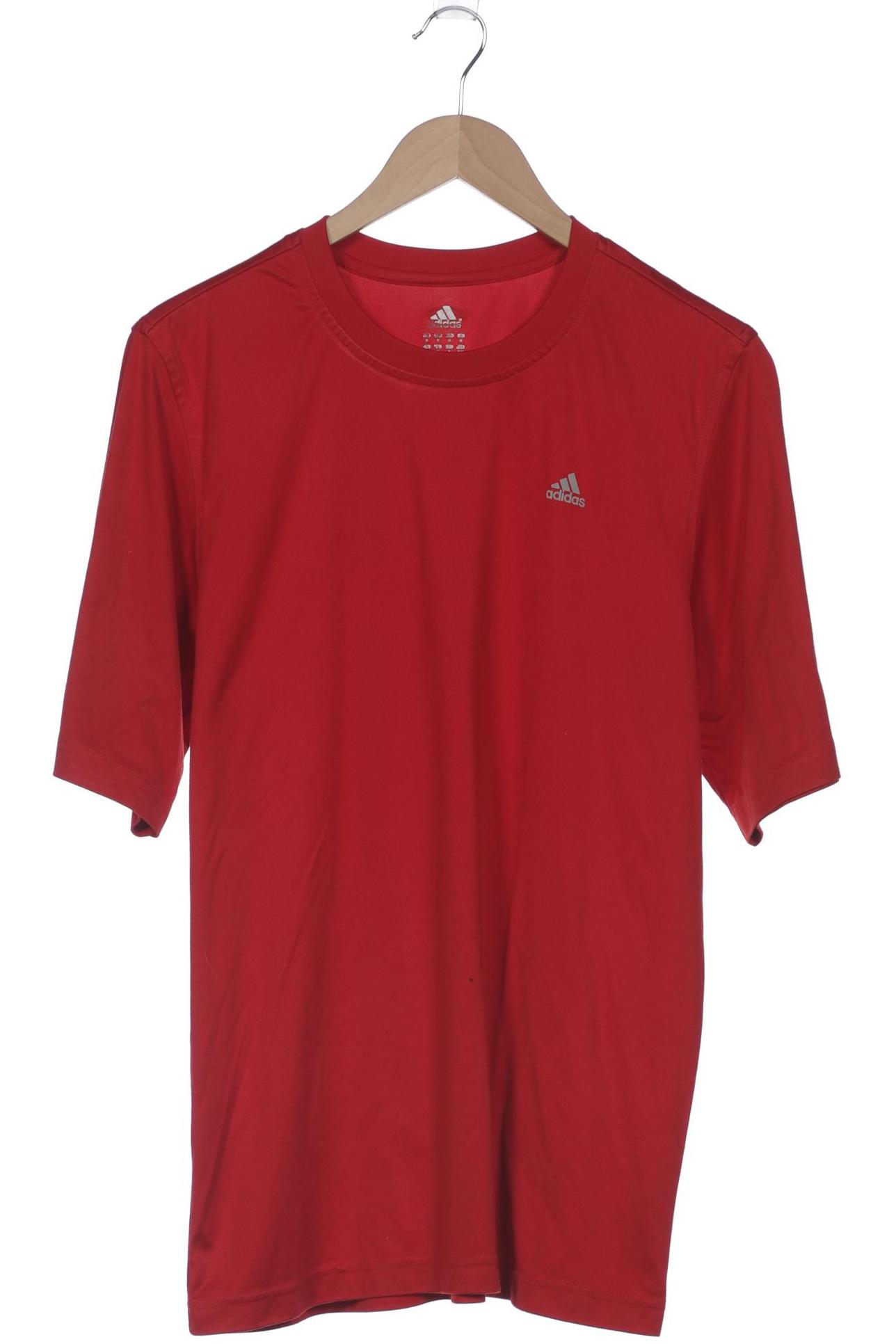 

adidas Herren T-Shirt, rot, Gr. 48