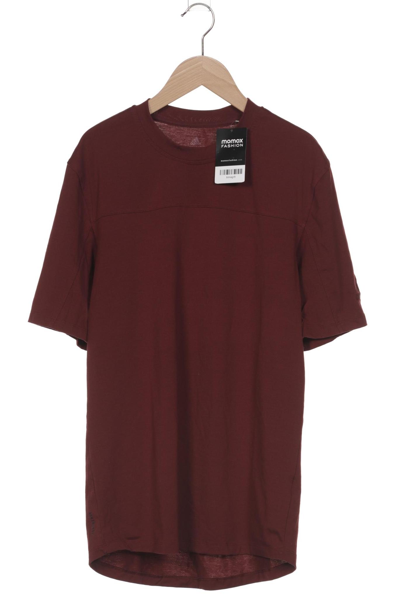 

adidas Herren T-Shirt, bordeaux, Gr. 46
