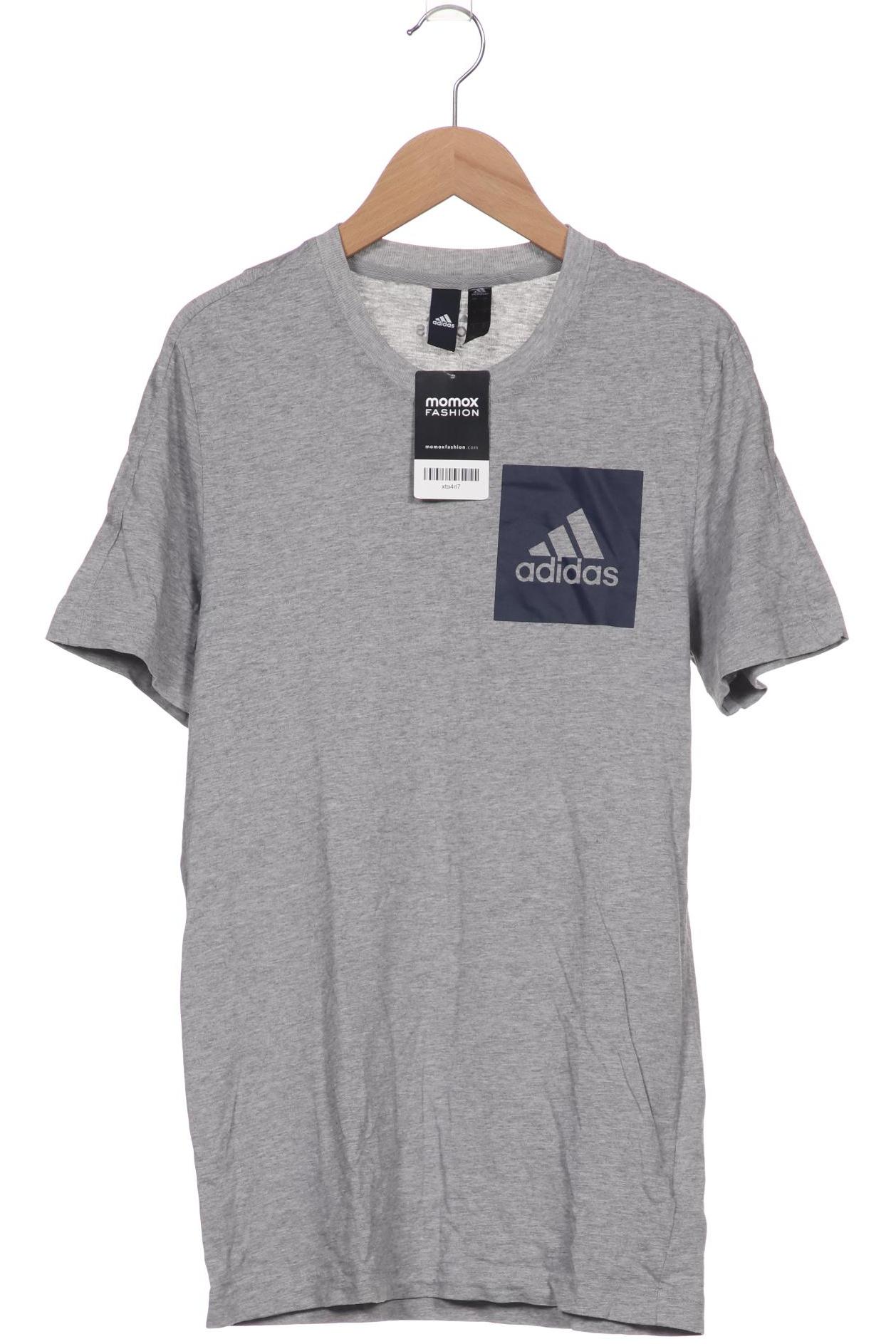 

adidas Herren T-Shirt, grau, Gr. 46