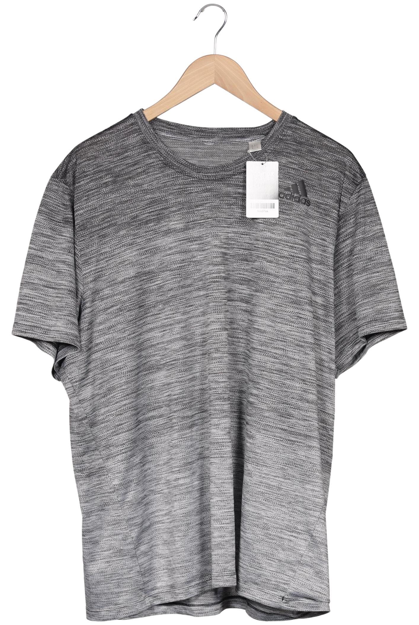 

adidas Herren T-Shirt, grau, Gr. 56