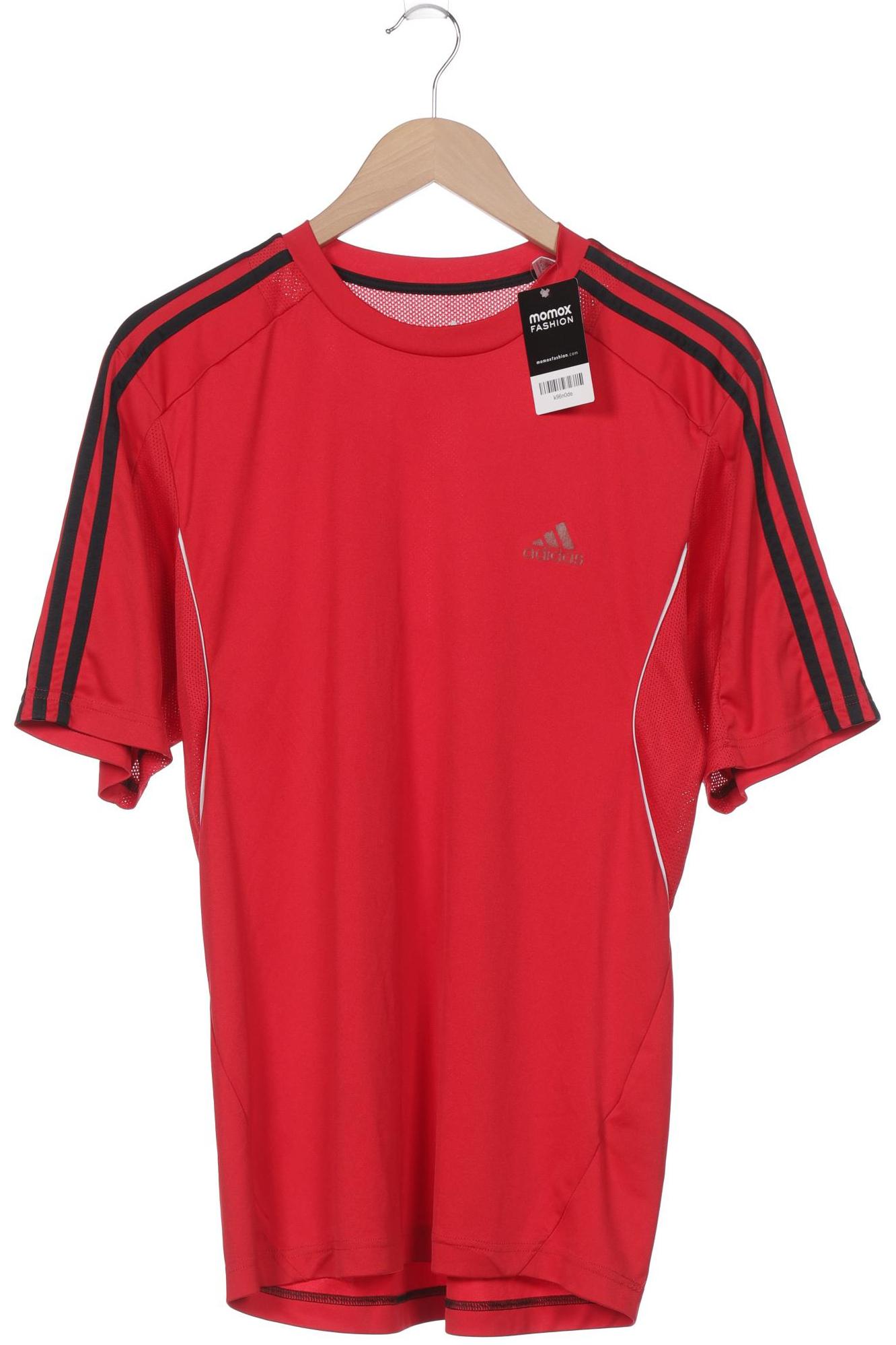 

adidas Herren T-Shirt, rot, Gr. 48