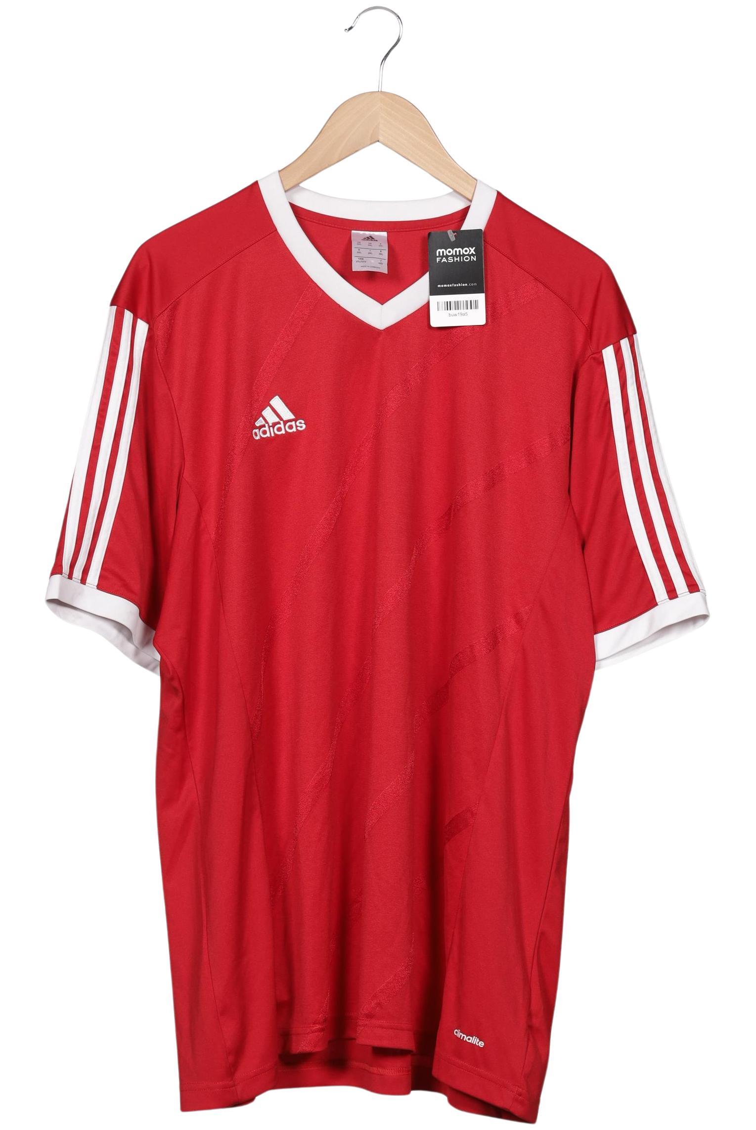 

adidas Herren T-Shirt, rot, Gr. 56