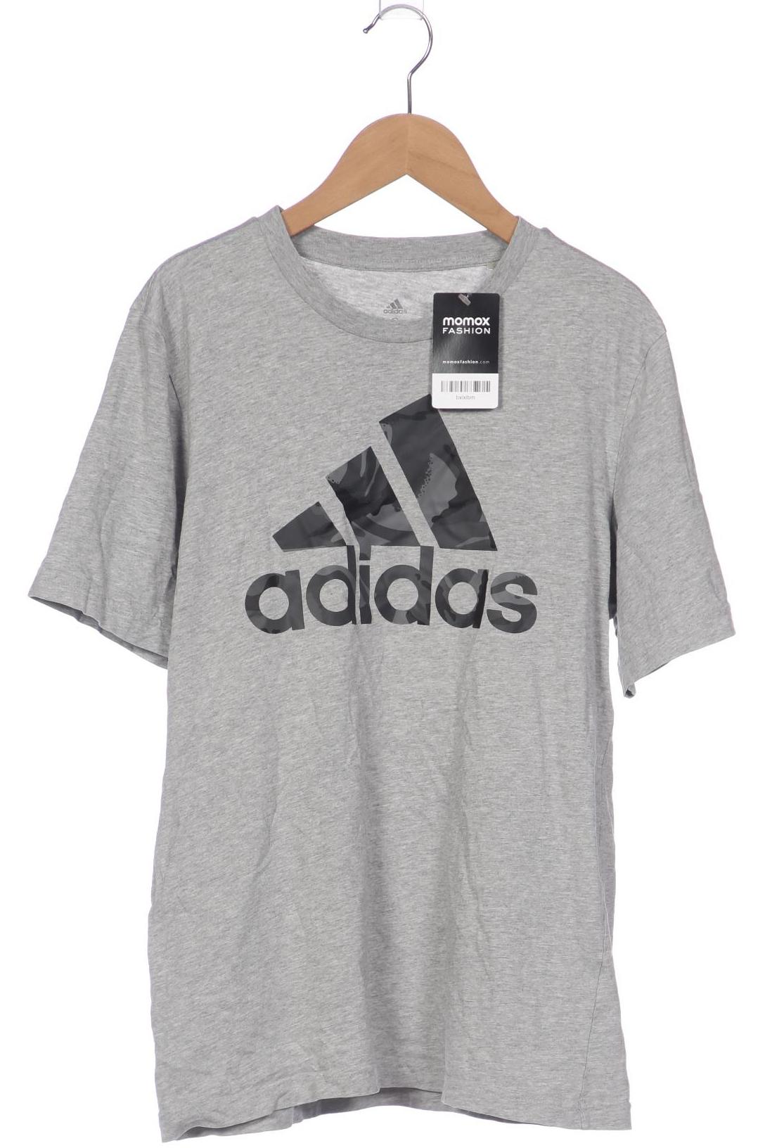 

adidas Herren T-Shirt, grau, Gr. 46