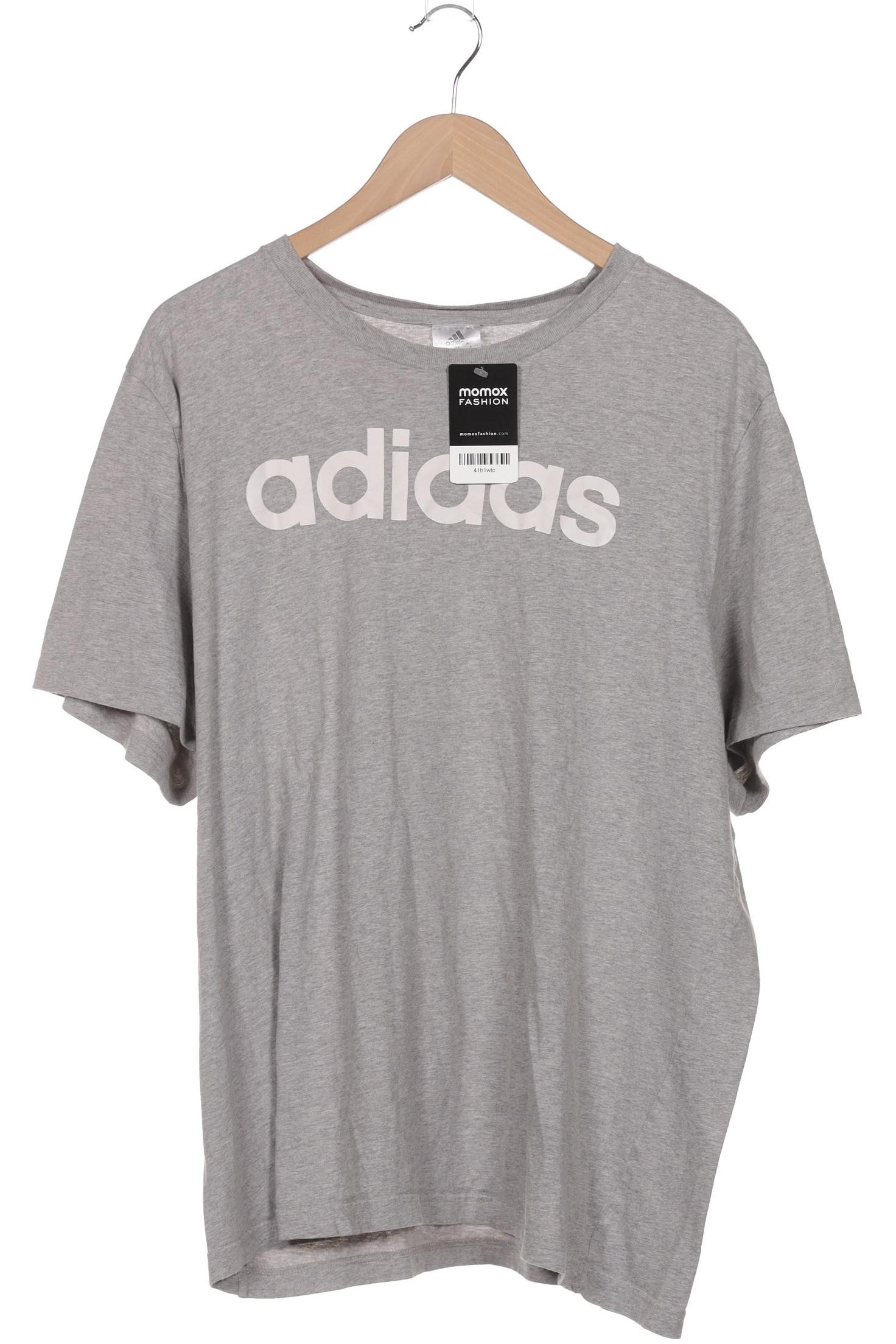 

adidas Herren T-Shirt, grau, Gr. 56