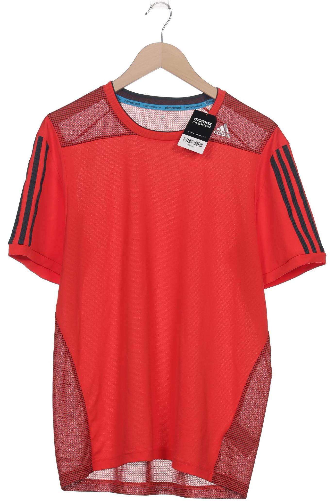 

adidas Herren T-Shirt, rot, Gr. 52