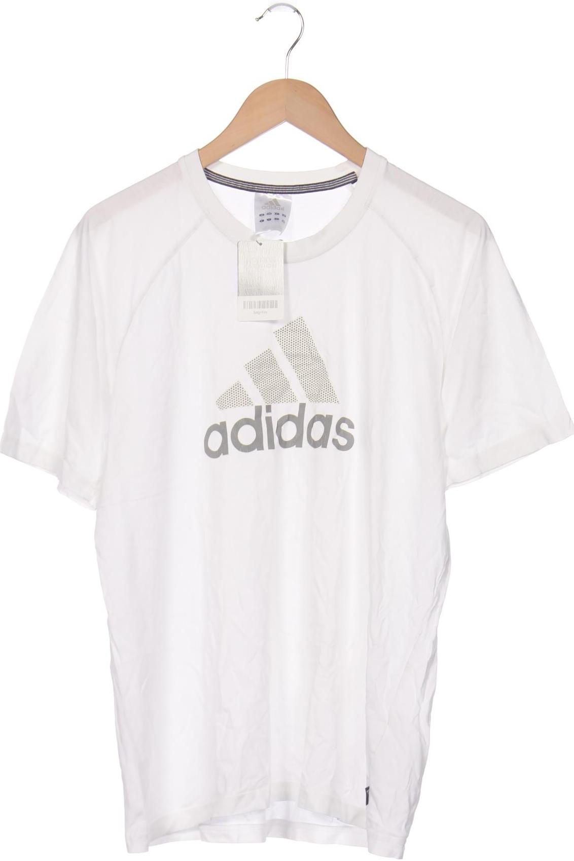 

adidas Herren T-Shirt, weiß, Gr. 52