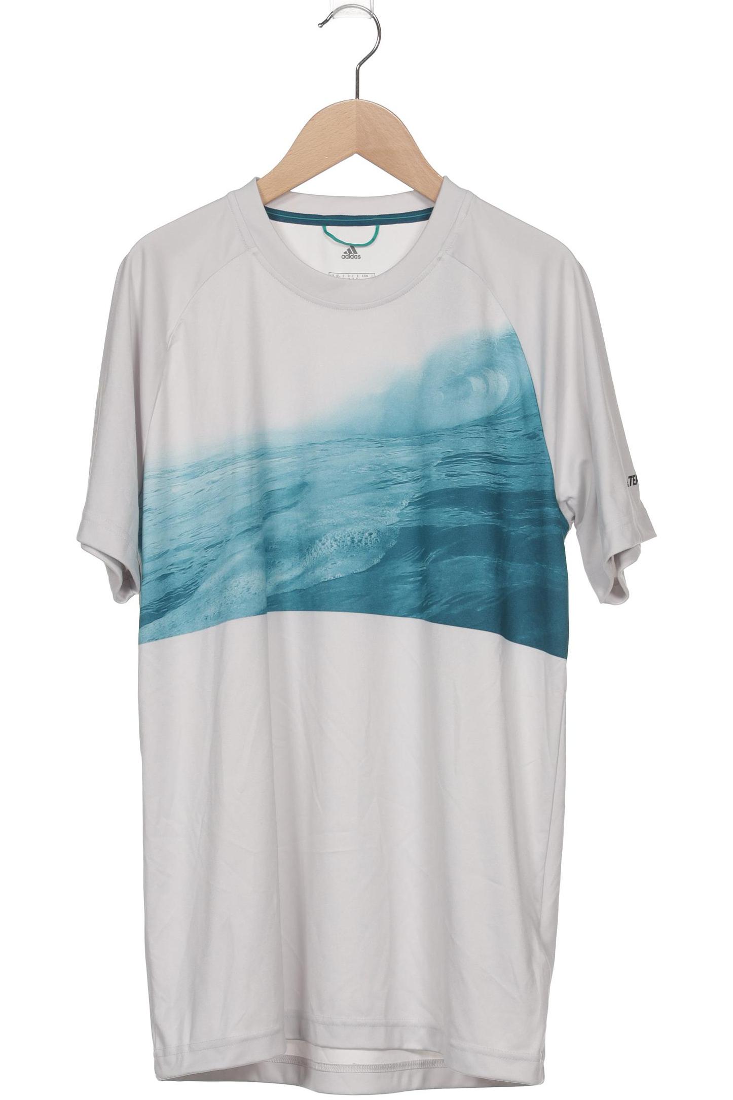 

adidas Herren T-Shirt, weiß, Gr. 48