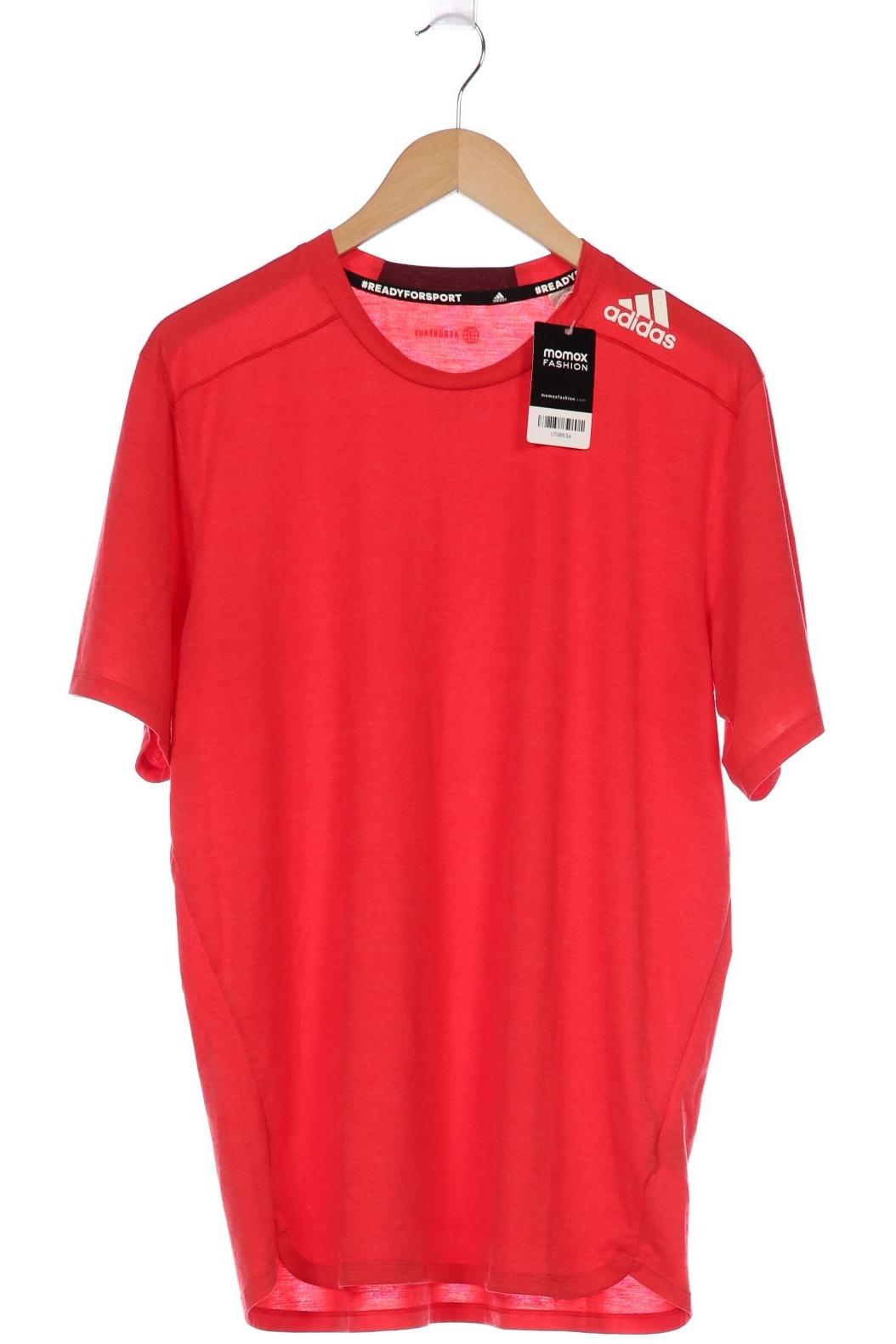 

adidas Herren T-Shirt, rot, Gr. 52