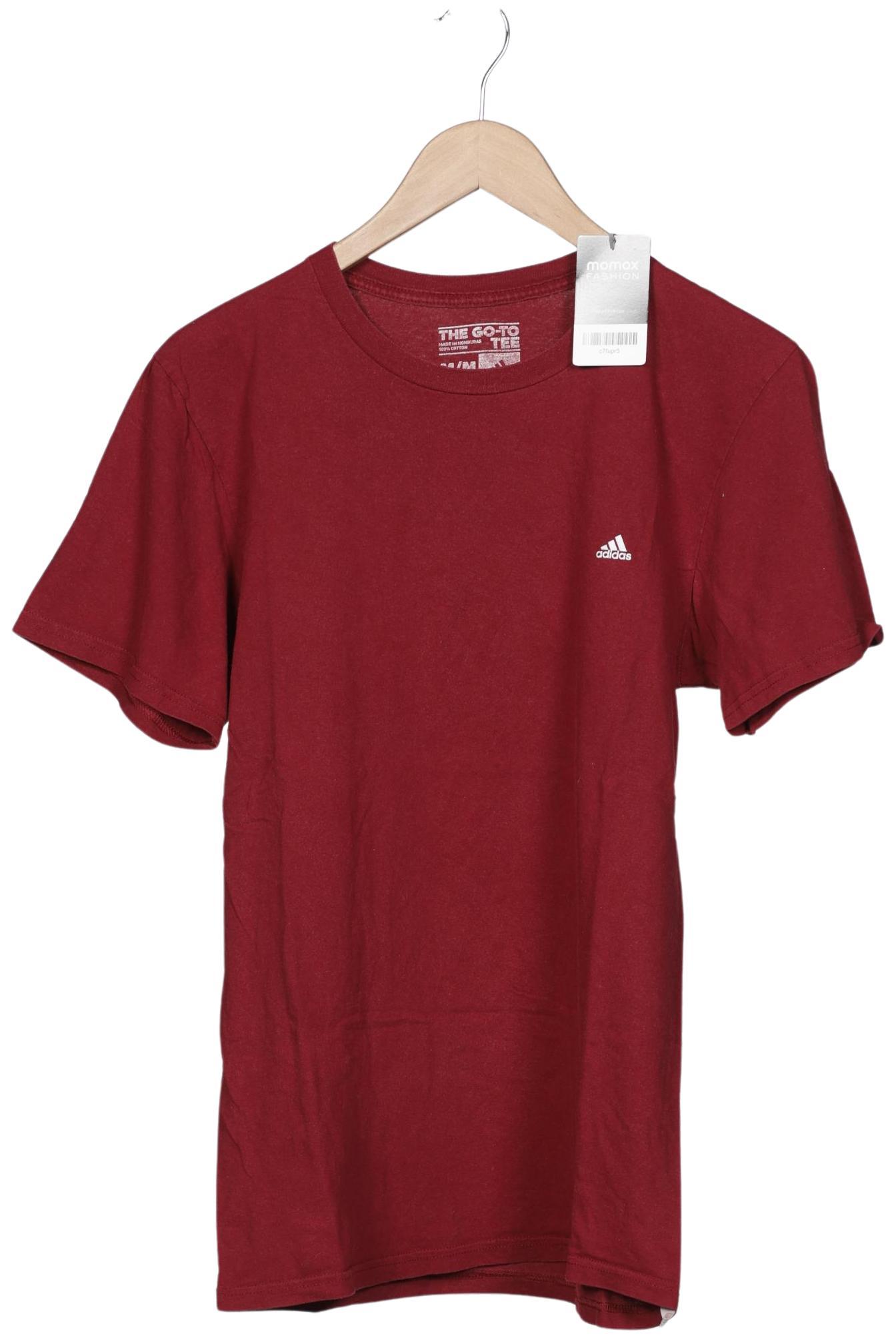 

adidas Herren T-Shirt, bordeaux, Gr. 48