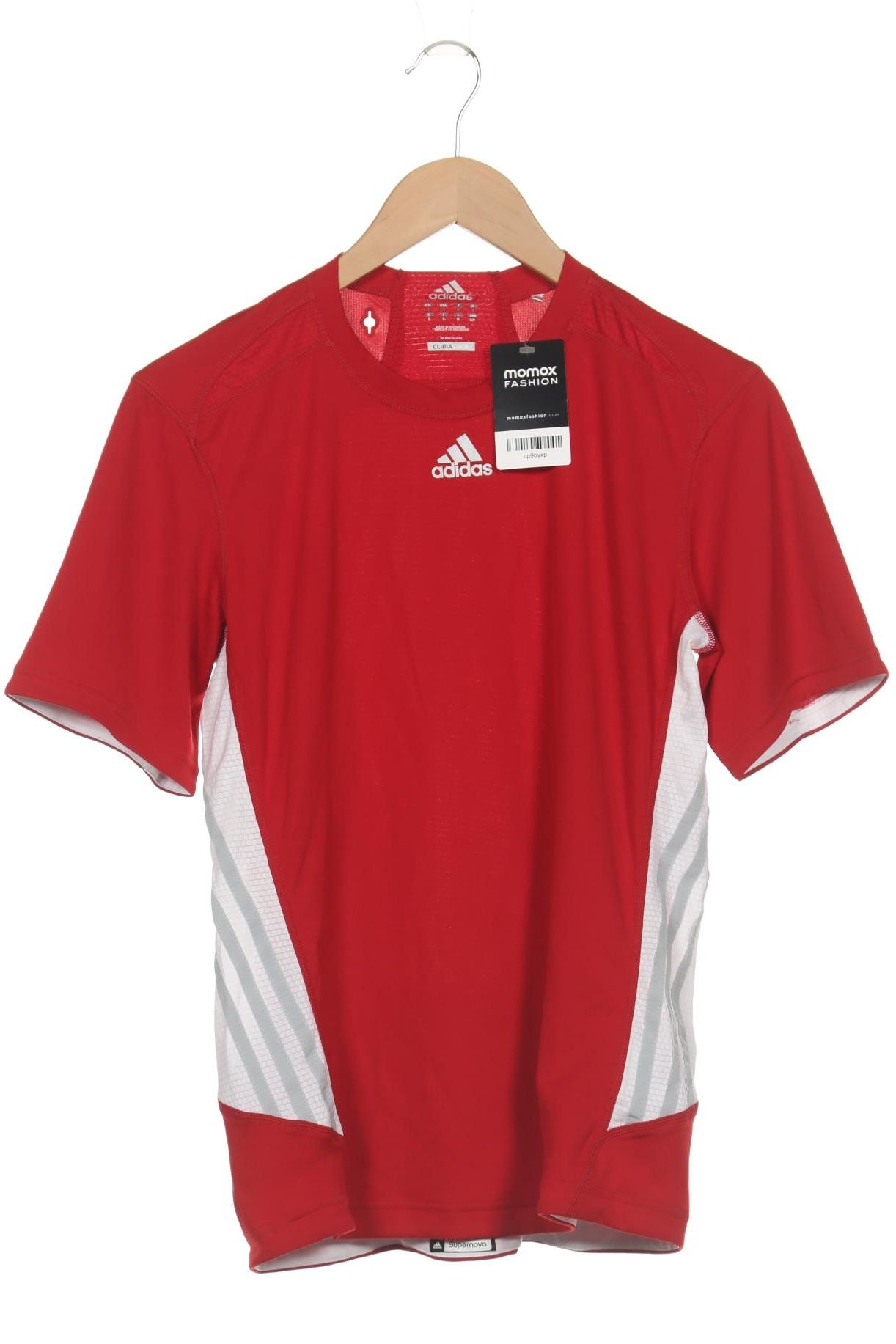 

adidas Herren T-Shirt, rot, Gr. 46