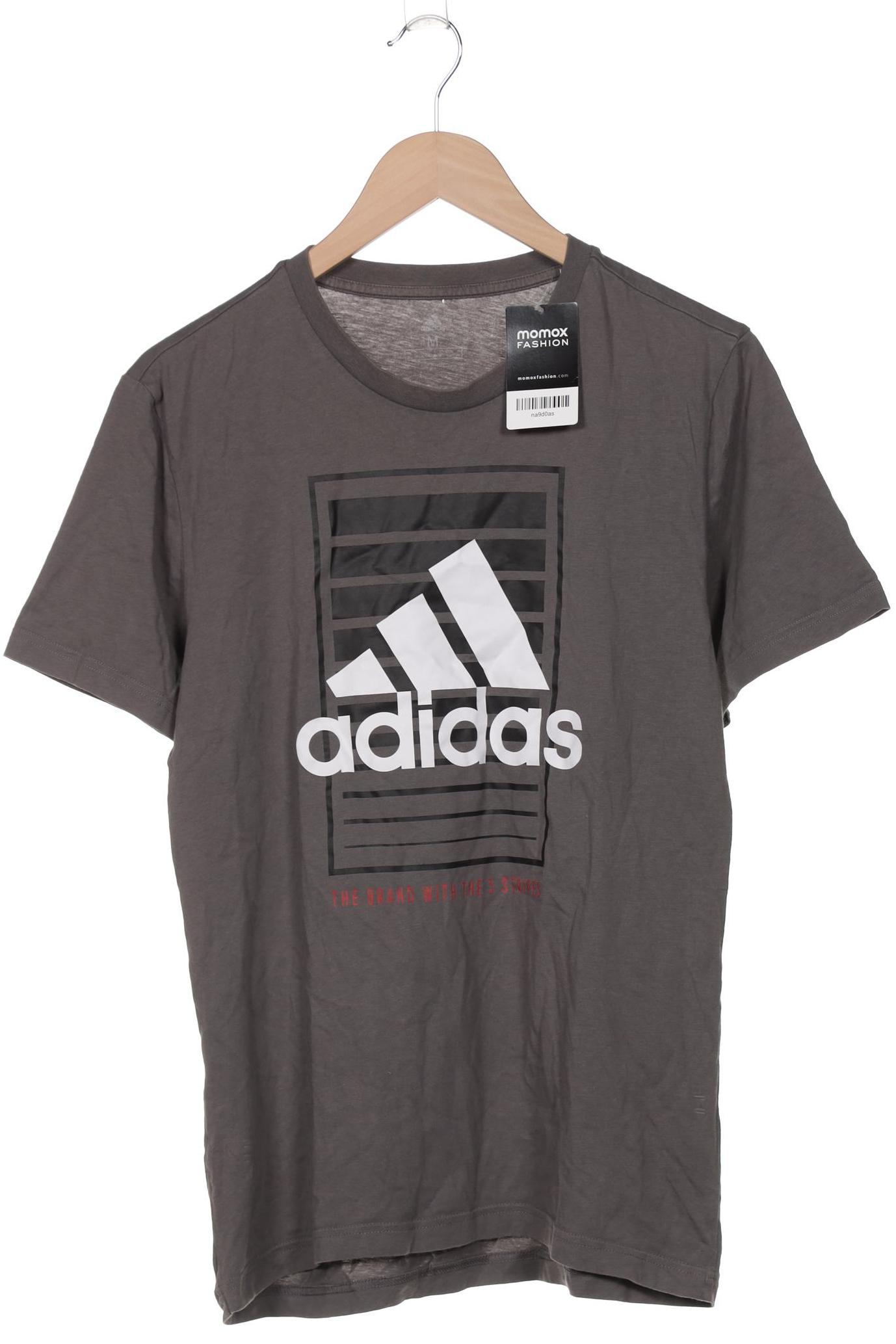 

adidas Herren T-Shirt, grau, Gr. 48