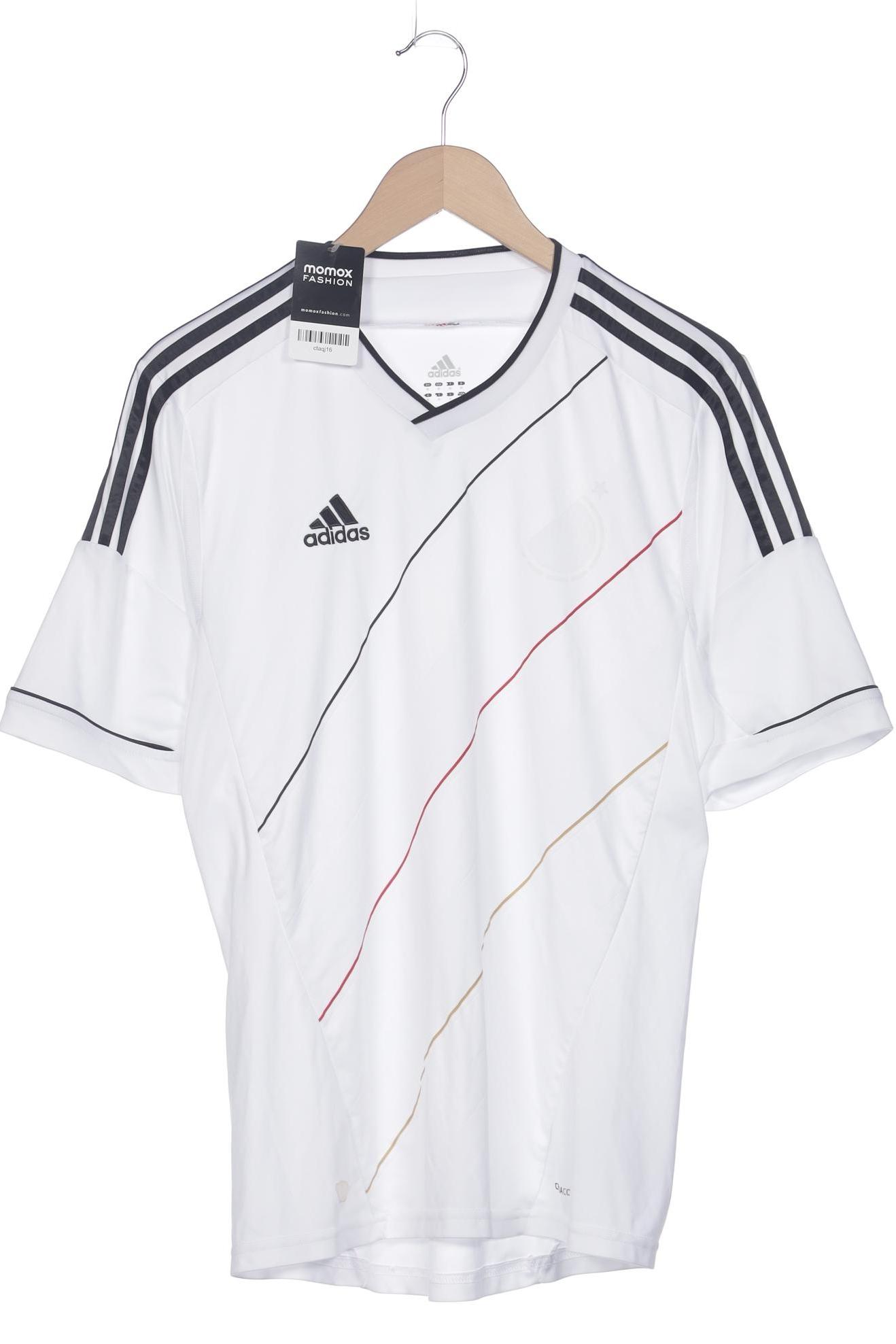 

adidas Herren T-Shirt, weiß, Gr. 48