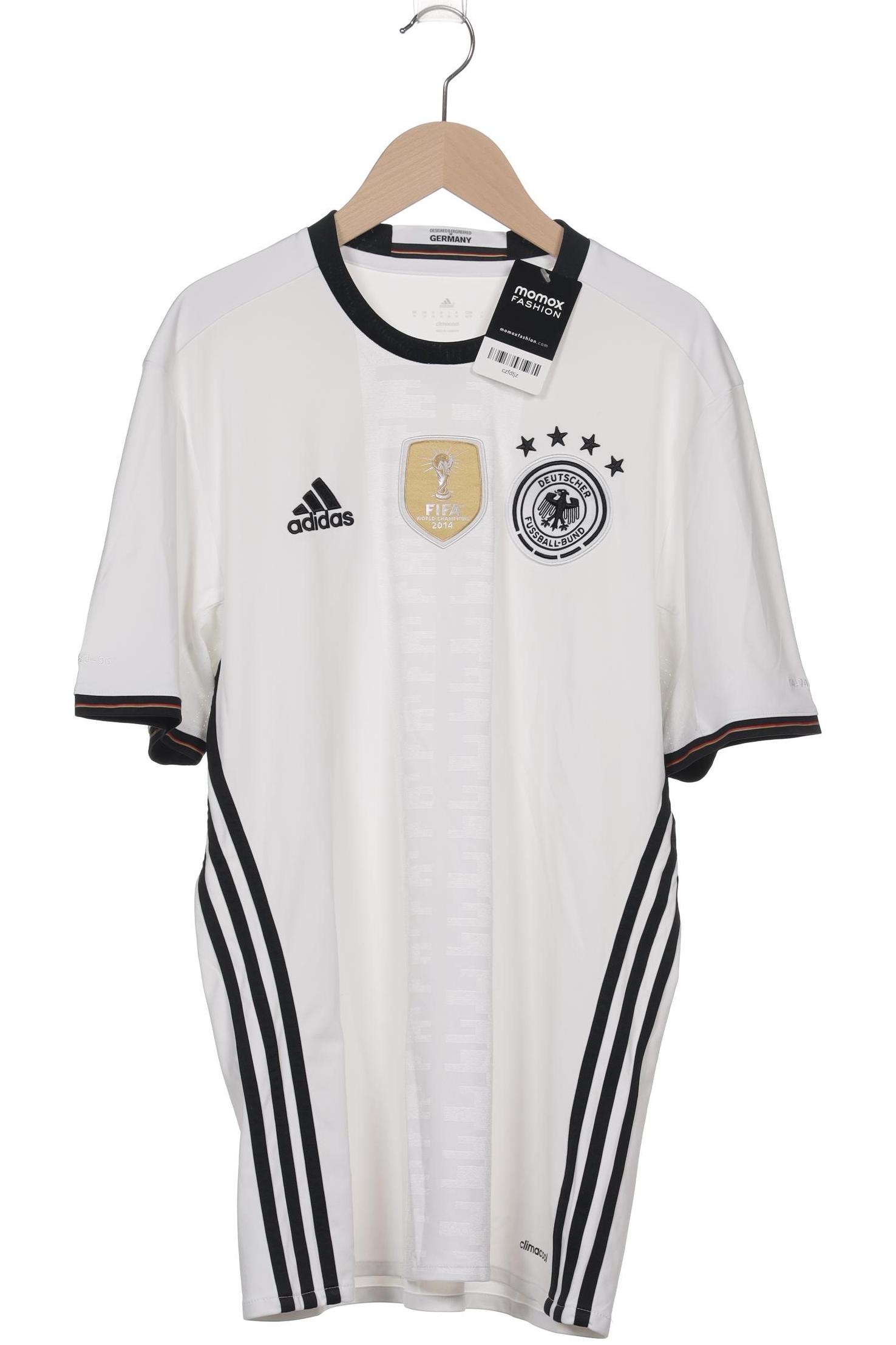 

adidas Herren T-Shirt, weiß, Gr. 48
