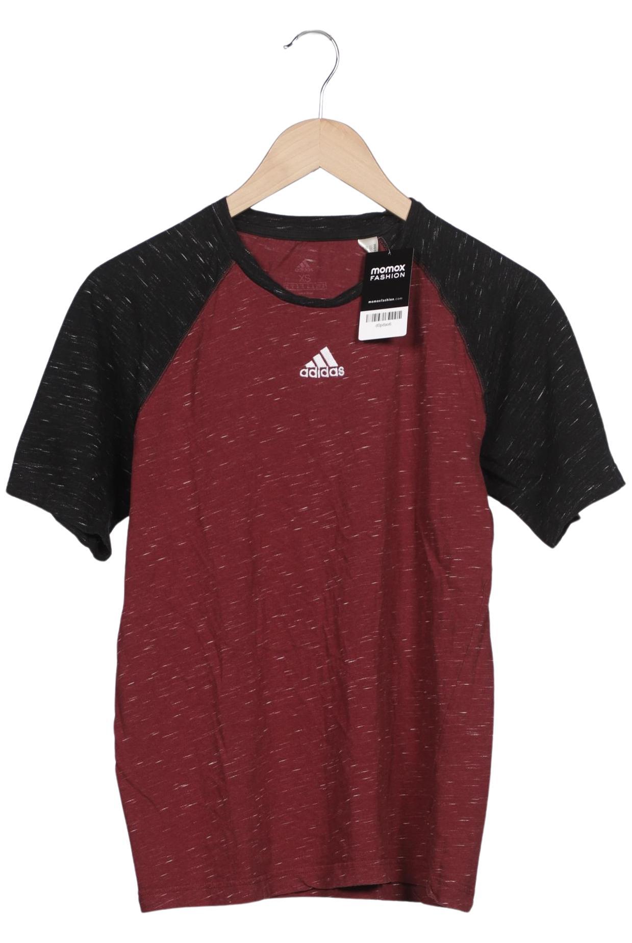 

adidas Herren T-Shirt, bordeaux, Gr. 44