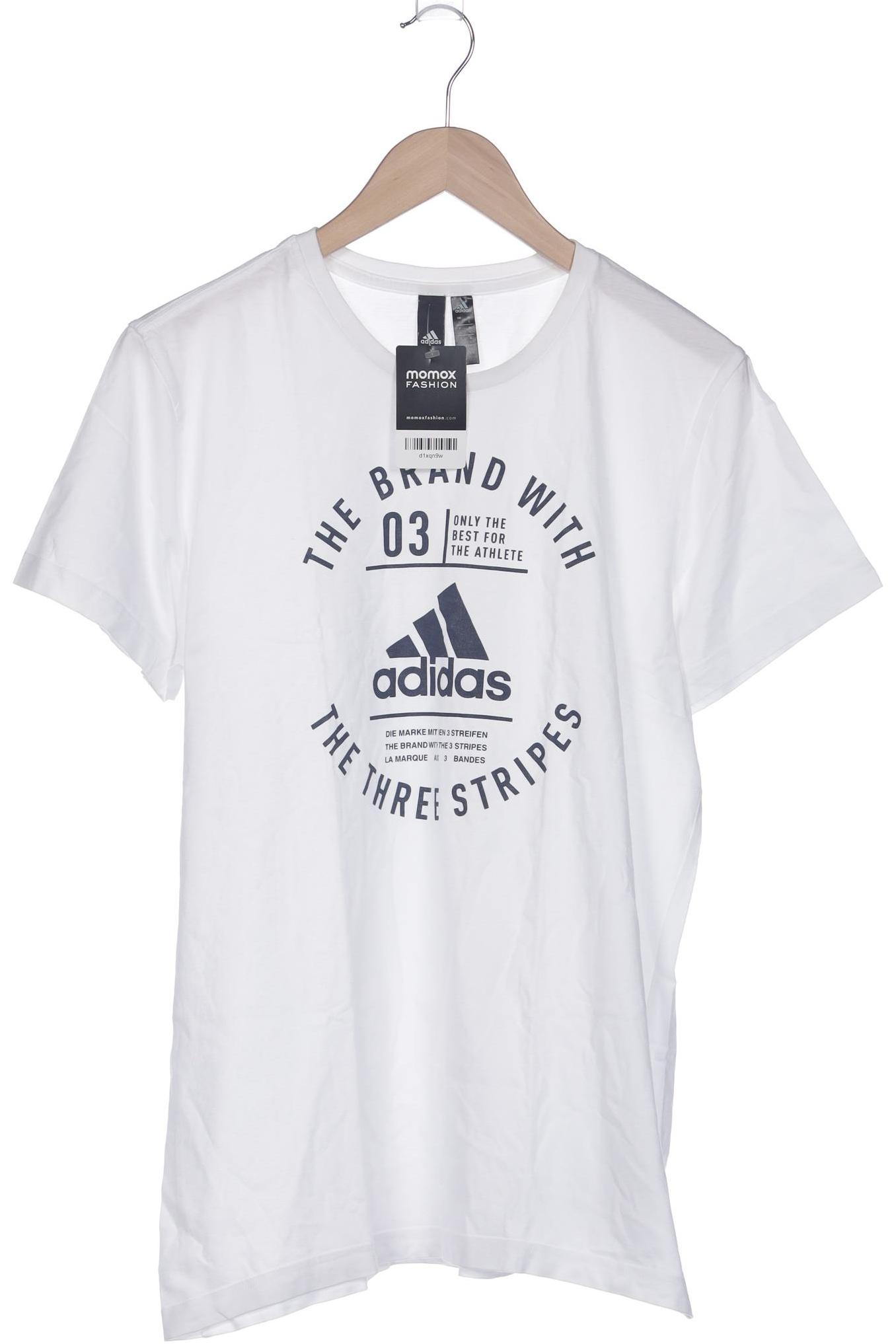 

adidas Herren T-Shirt, weiß, Gr. 52
