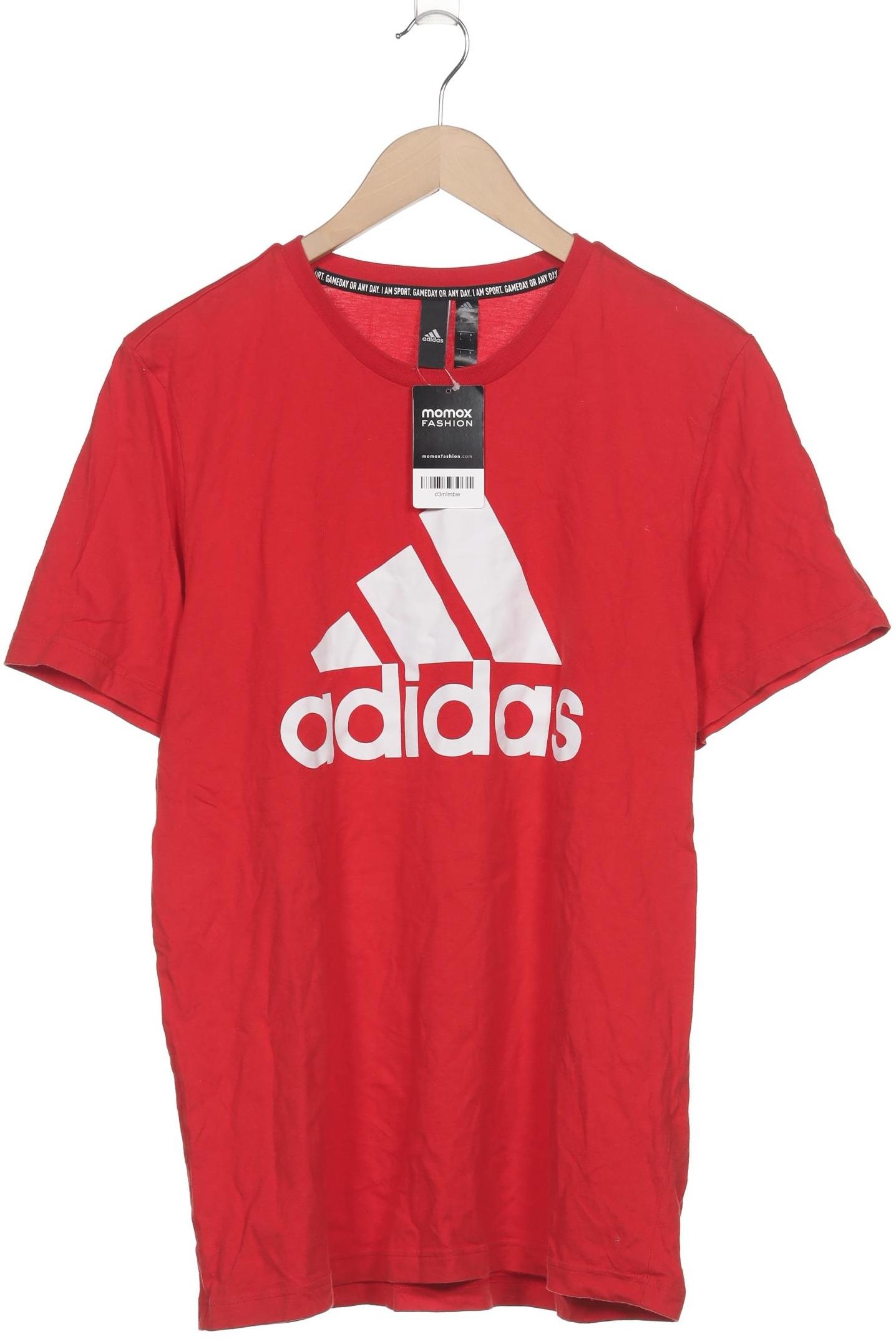 

adidas Herren T-Shirt, rot, Gr. 52