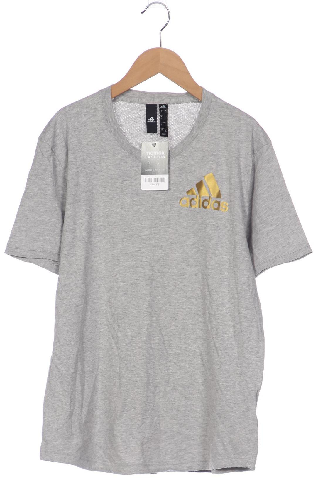 

adidas Herren T-Shirt, grau, Gr. 52