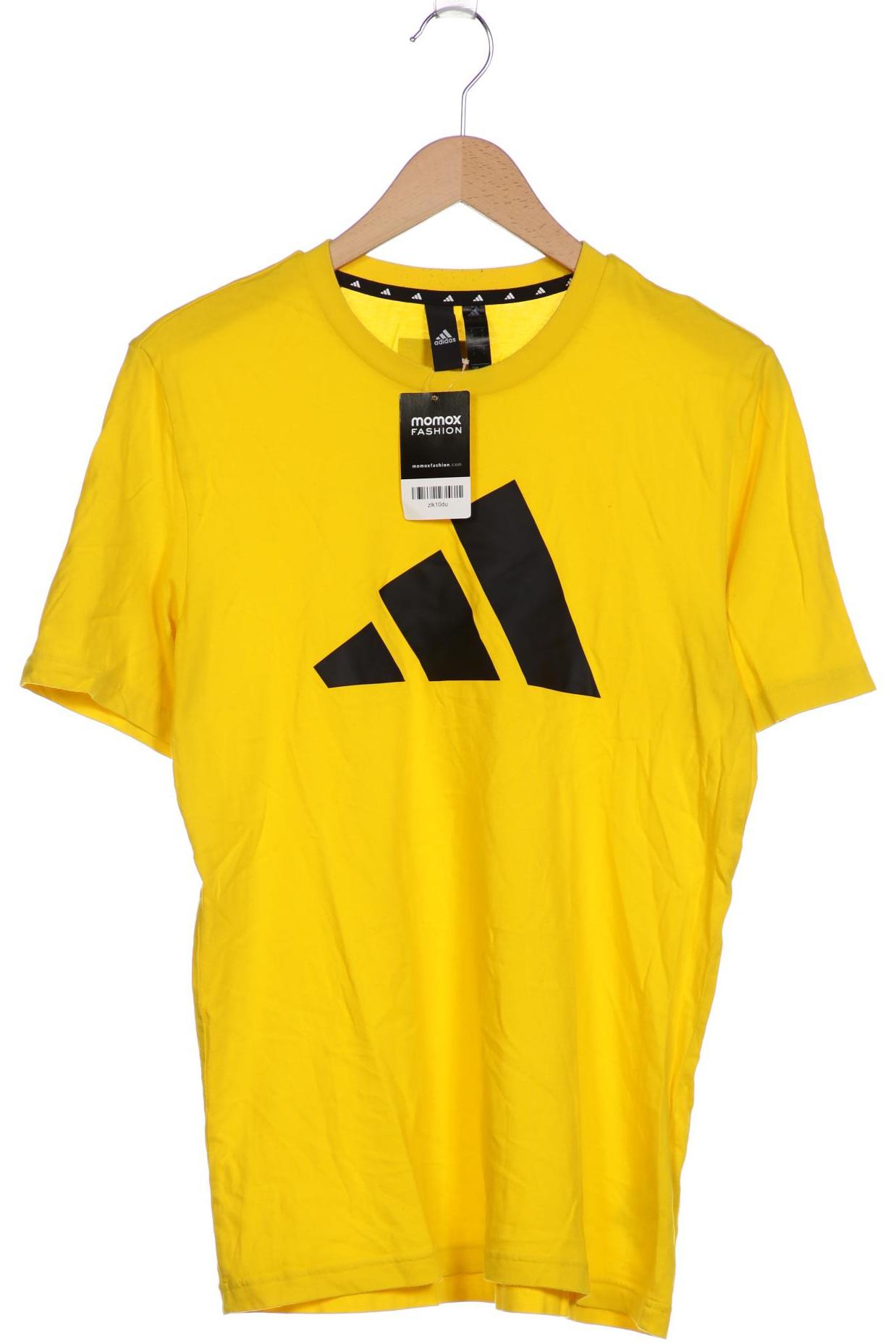 

adidas Herren T-Shirt, gelb, Gr. 46
