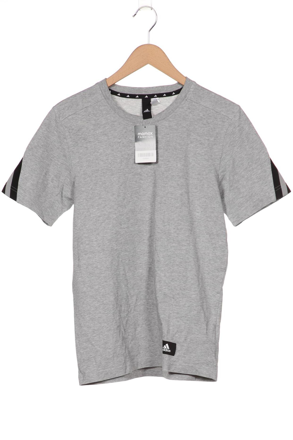 

adidas Herren T-Shirt, grau, Gr. 44