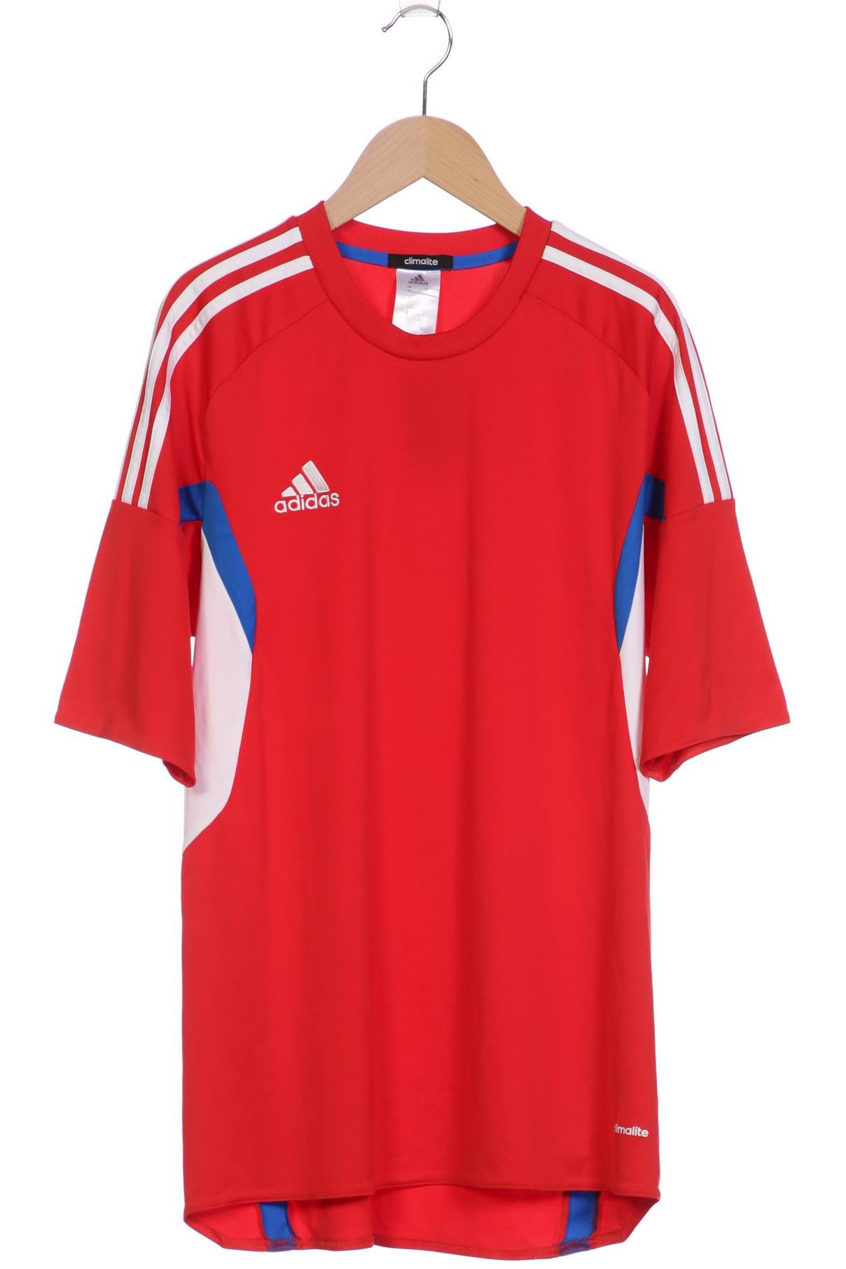 

adidas Herren T-Shirt, rot, Gr. 48