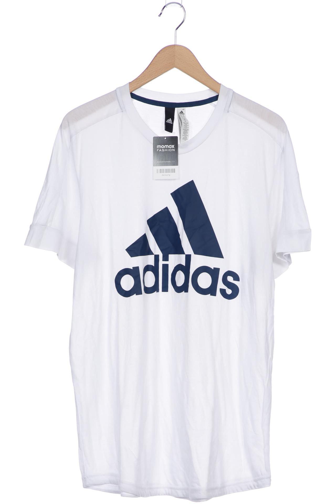 

adidas Herren T-Shirt, weiß, Gr. 52