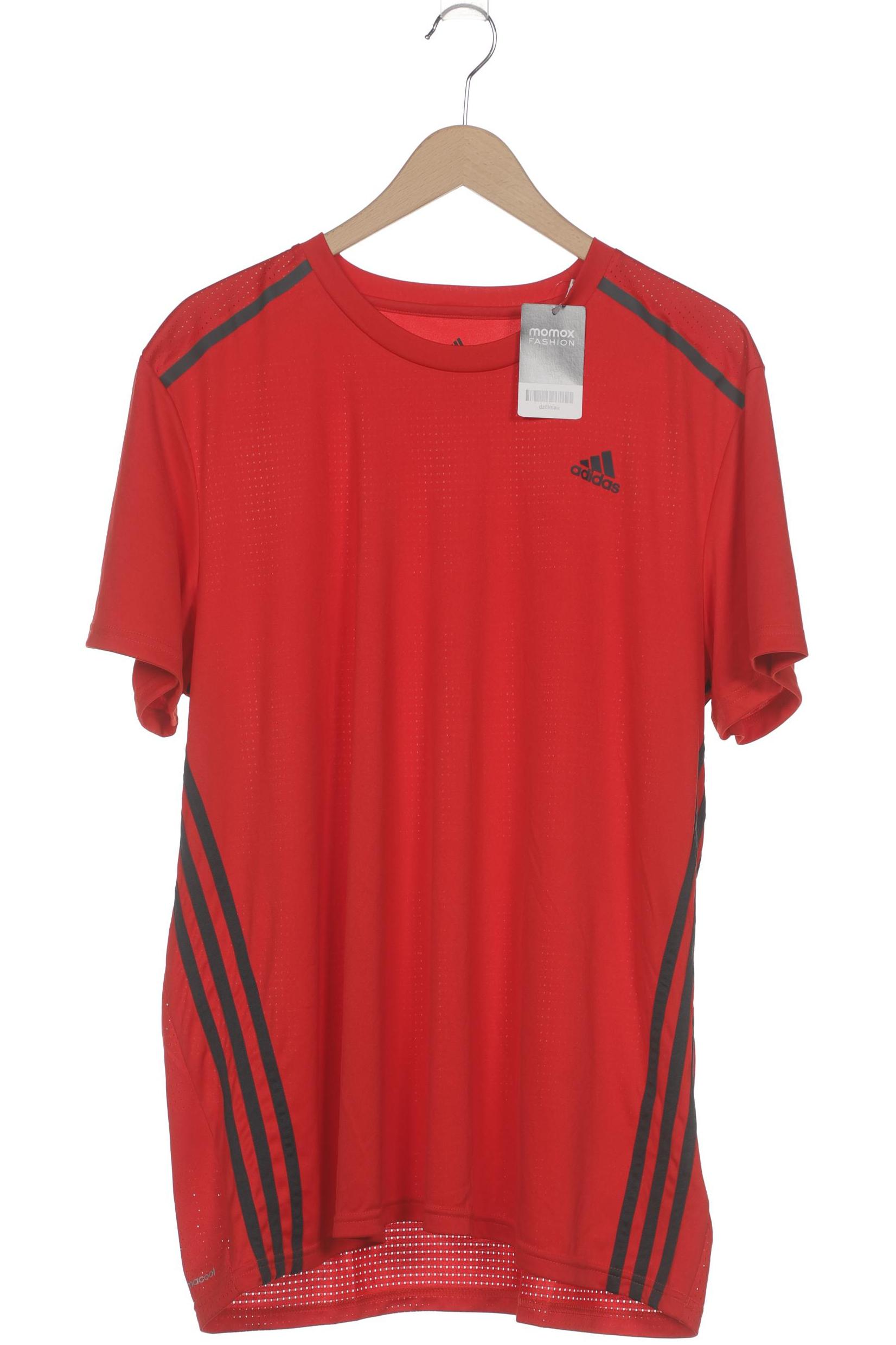 

adidas Herren T-Shirt, rot, Gr. 56