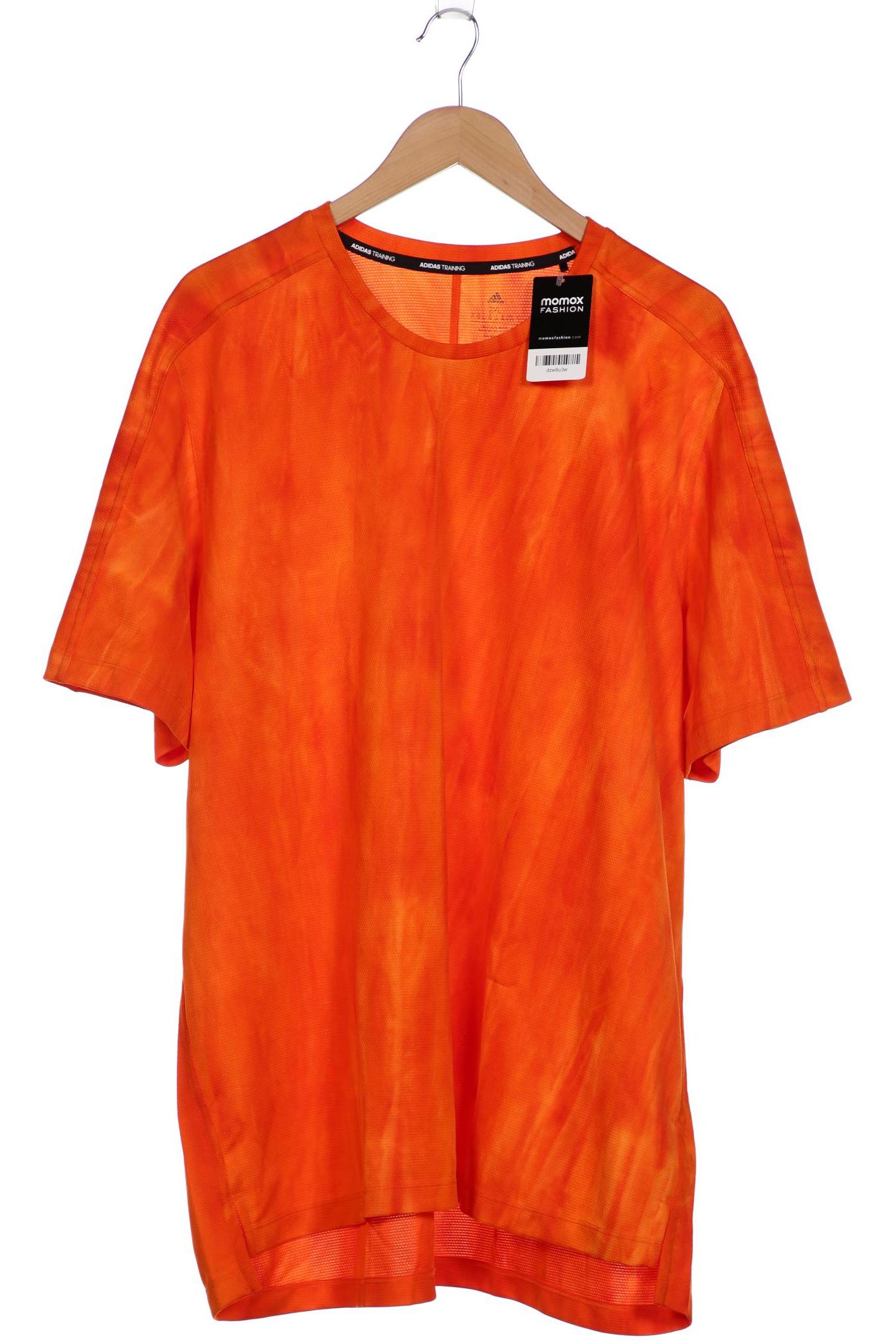 

adidas Herren T-Shirt, orange, Gr. 56