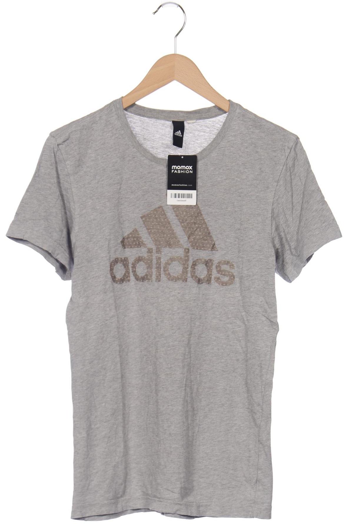 

adidas Herren T-Shirt, grau, Gr. 46