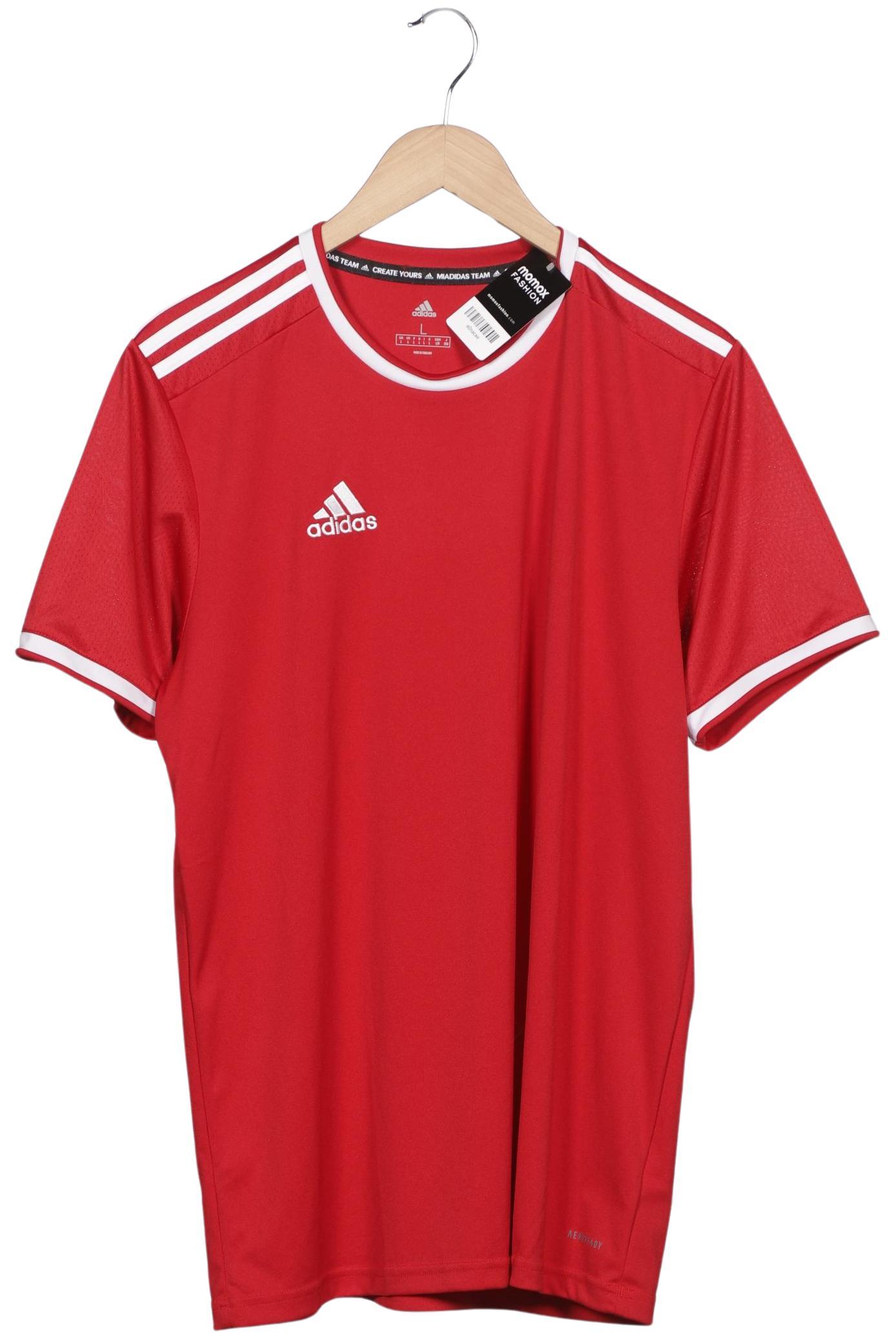 

adidas Herren T-Shirt, rot, Gr. 52