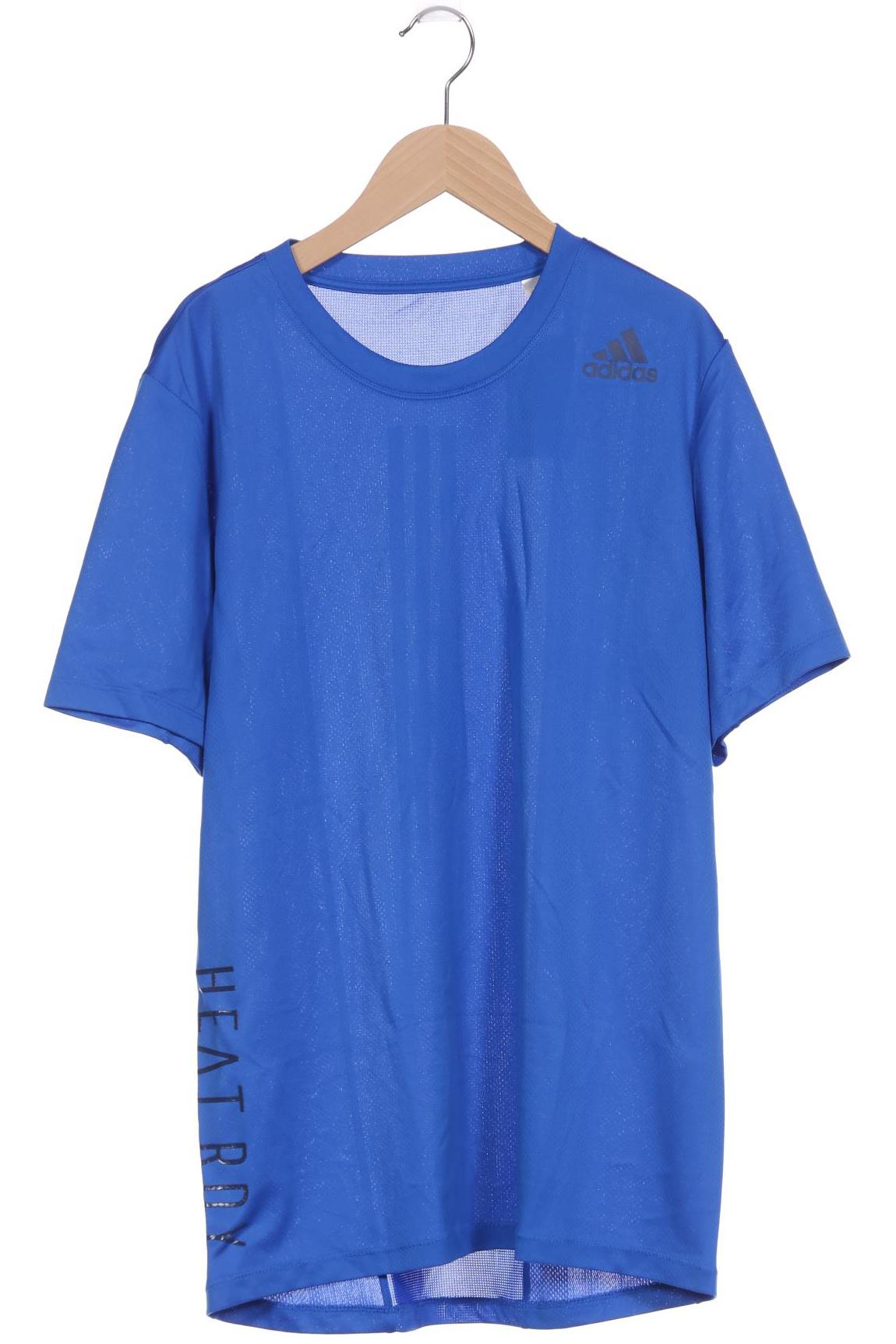 

adidas Herren T-Shirt, blau, Gr. 48