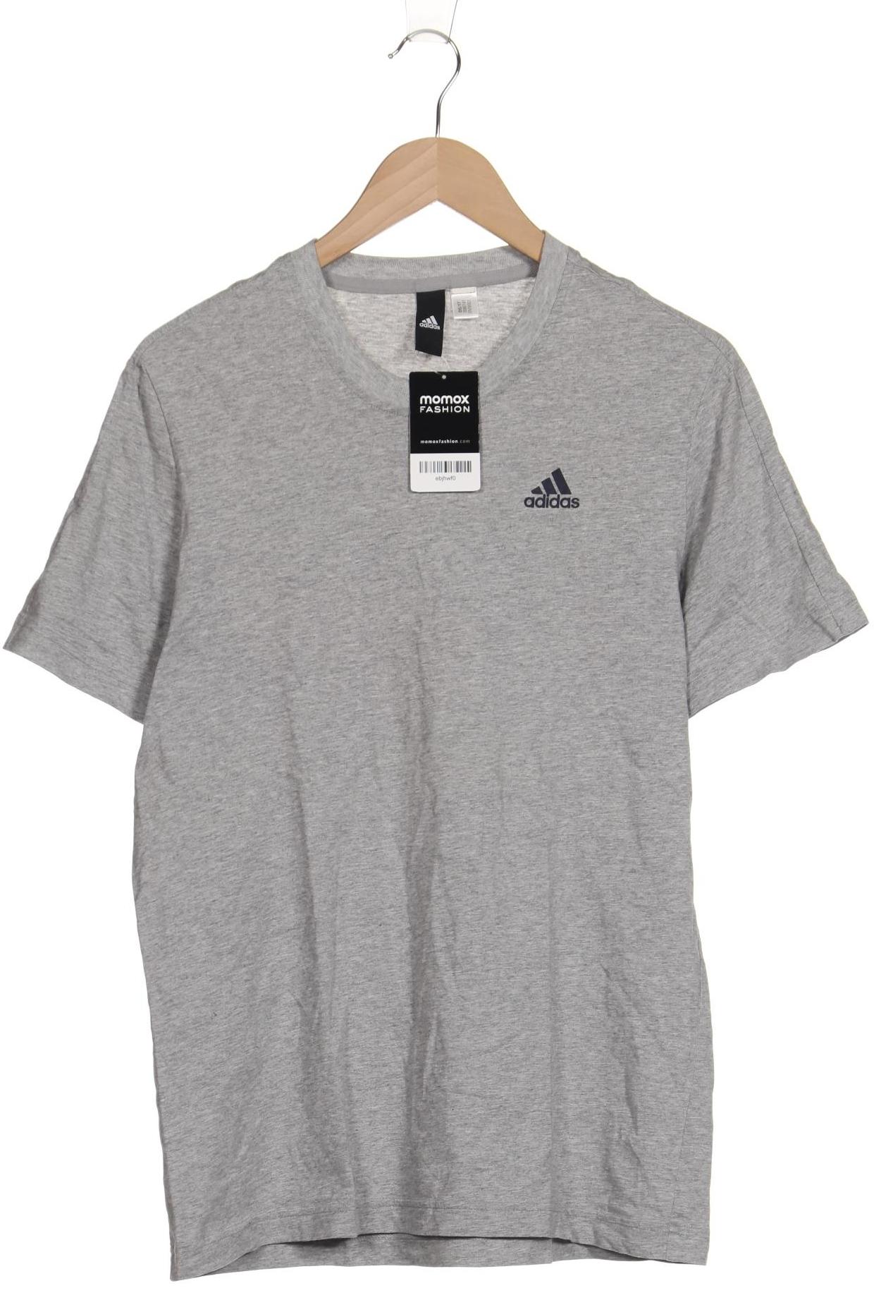

adidas Herren T-Shirt, grau, Gr. 48