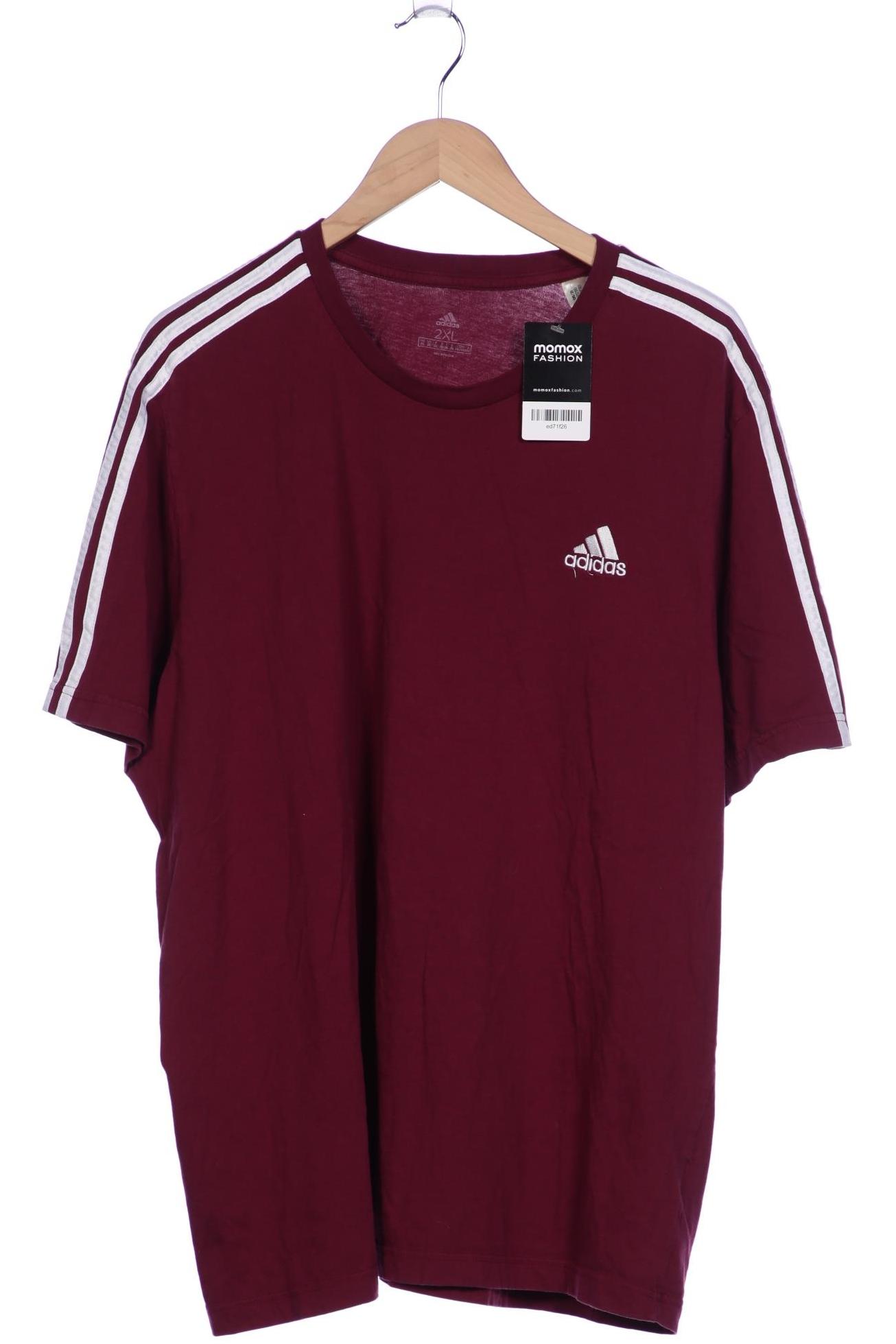 

adidas Herren T-Shirt, bordeaux, Gr. 56