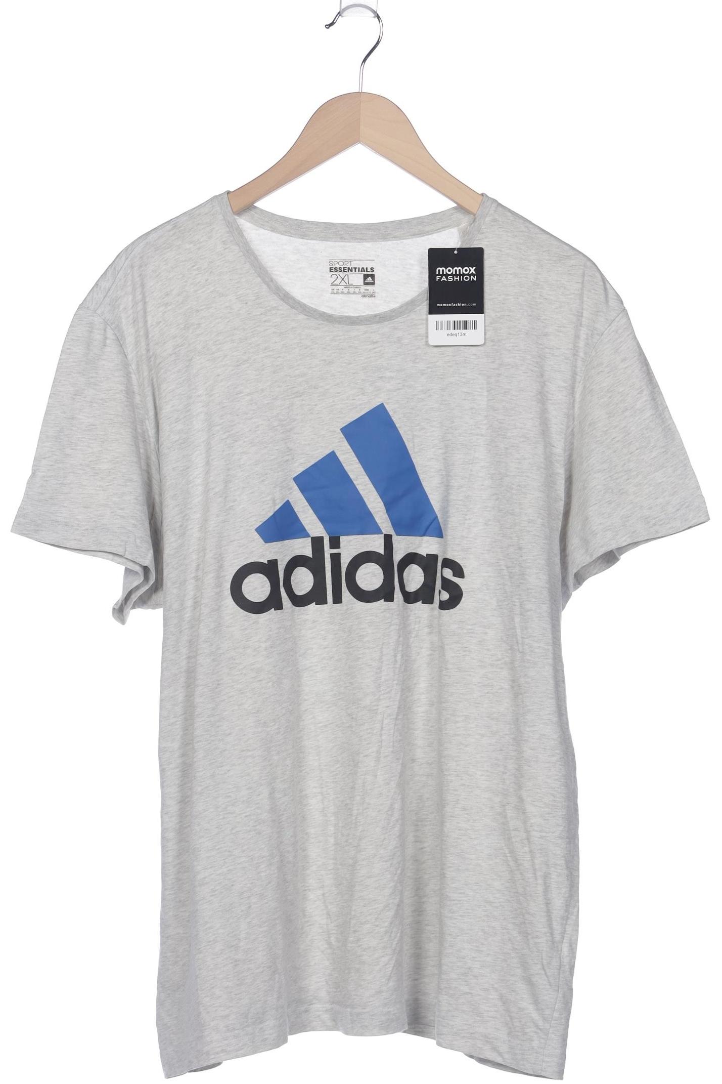 

adidas Herren T-Shirt, grau, Gr. 56