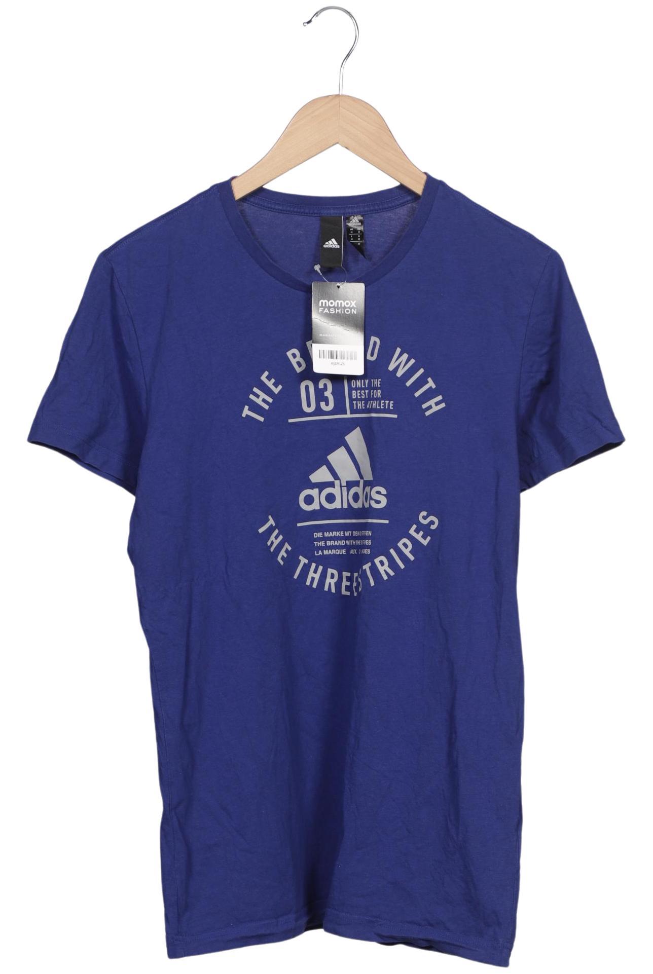 

adidas Herren T-Shirt, blau, Gr. 48