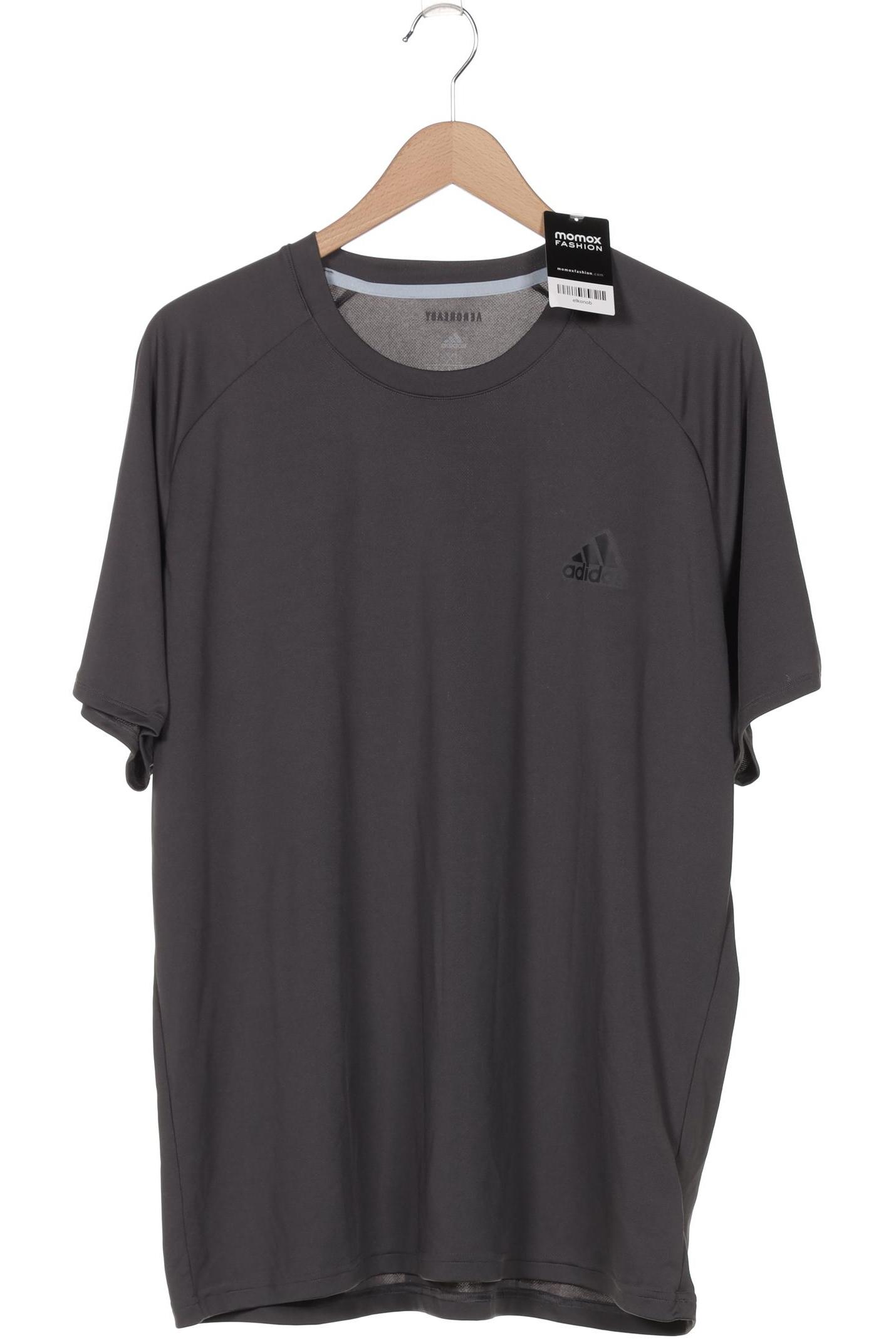 

adidas Herren T-Shirt, grau, Gr. 54
