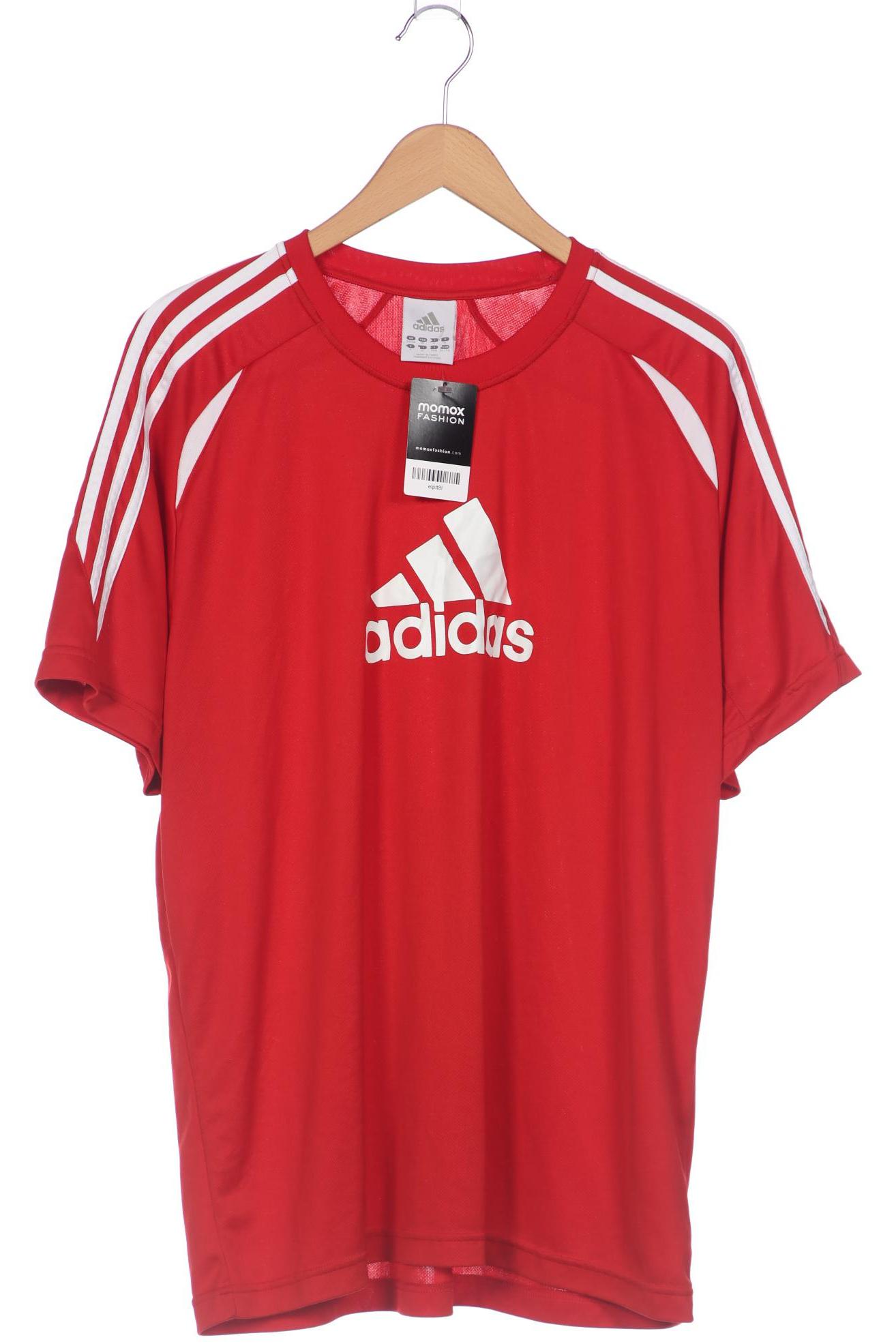 

adidas Herren T-Shirt, rot, Gr. 54