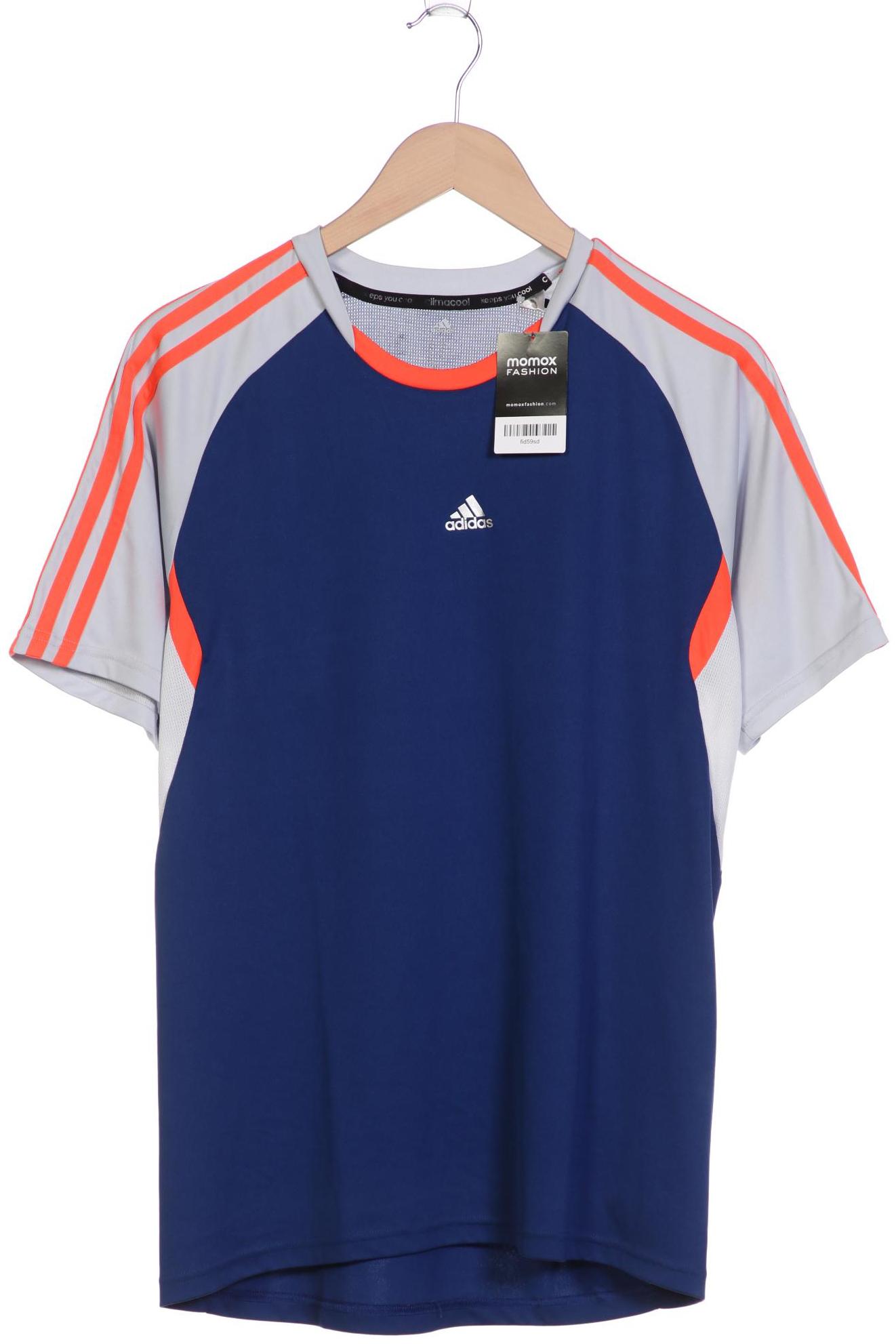 

adidas Herren T-Shirt, blau, Gr. 48