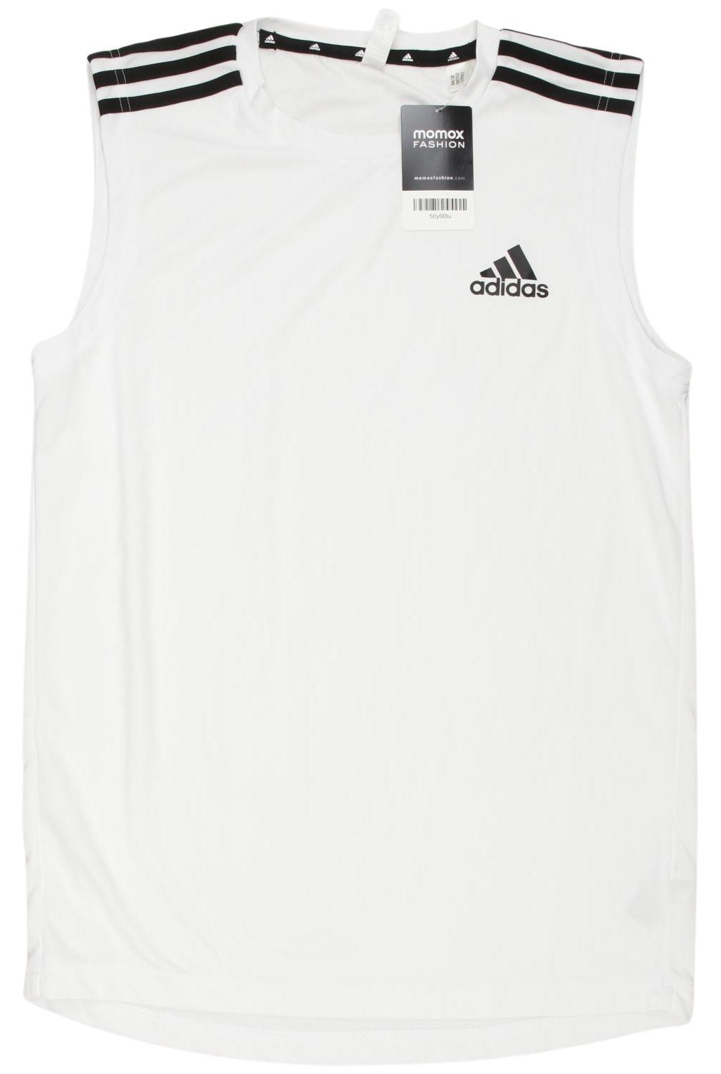 

adidas Herren T-Shirt, weiß, Gr. 46