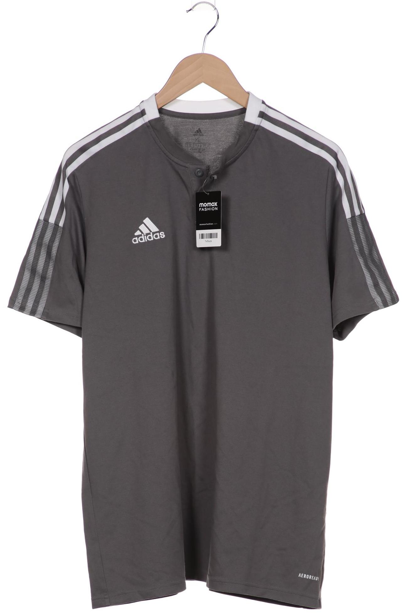 

adidas Herren T-Shirt, grau, Gr. 54