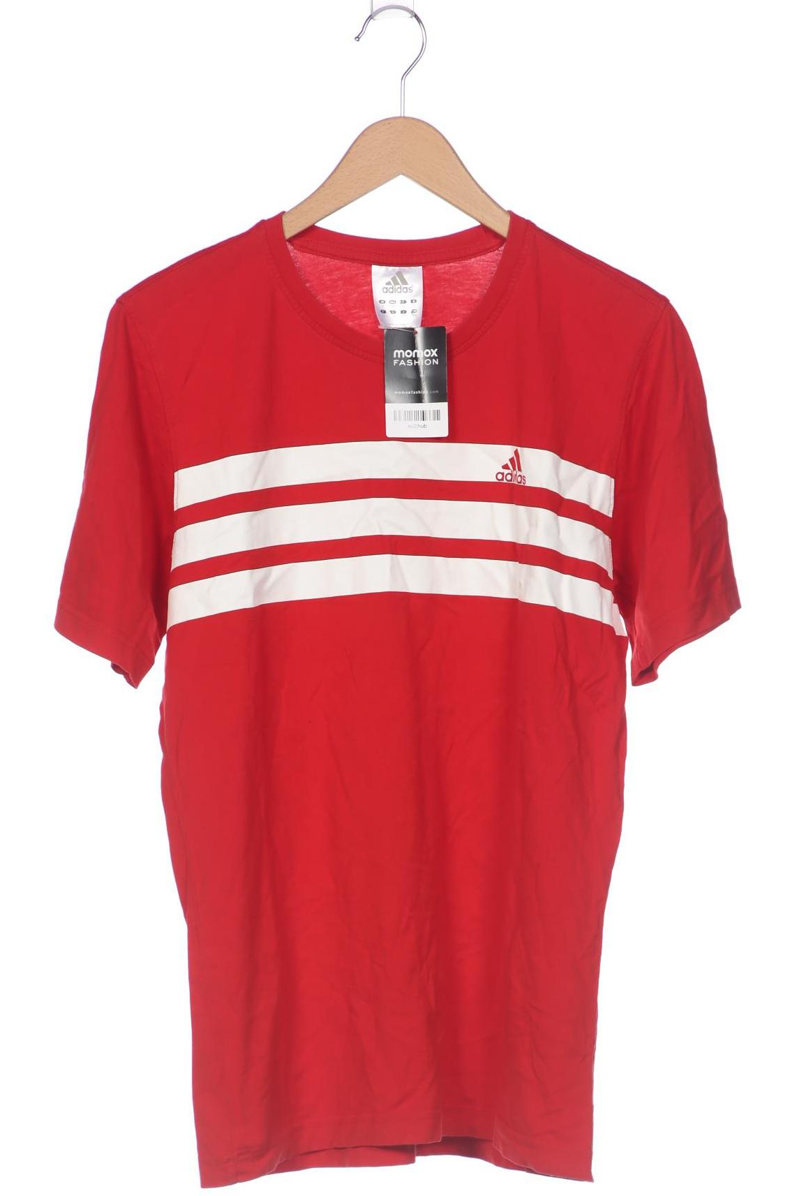 

adidas Herren T-Shirt, rot, Gr. 48