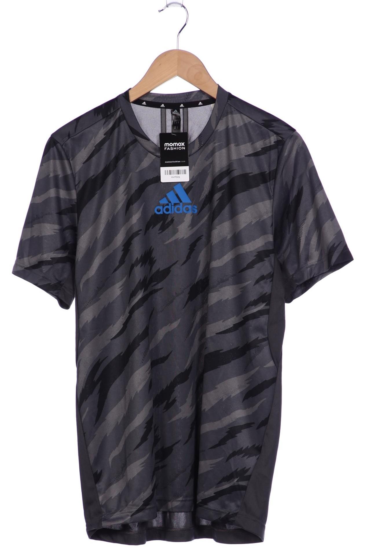 

adidas Herren T-Shirt, grau, Gr. 48