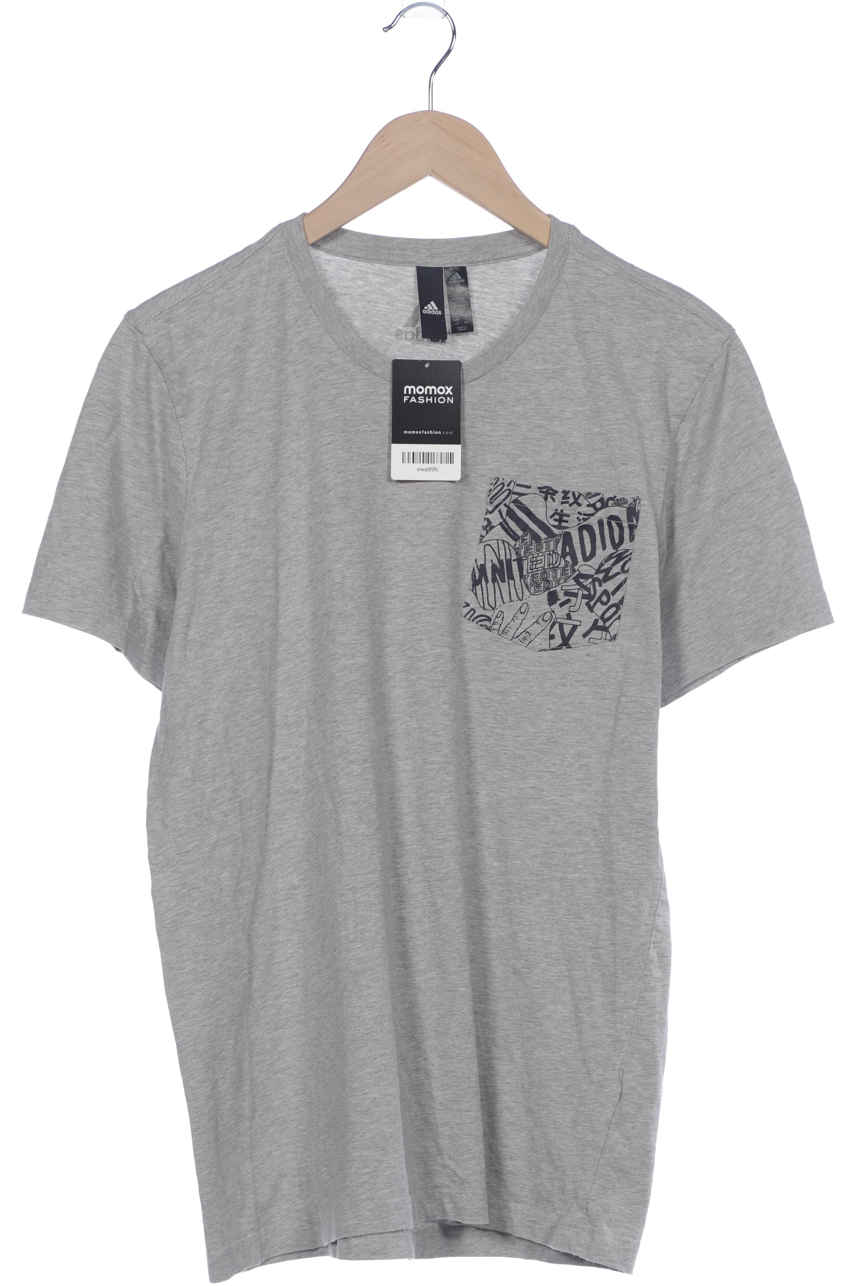 

adidas Herren T-Shirt, grau, Gr. 52