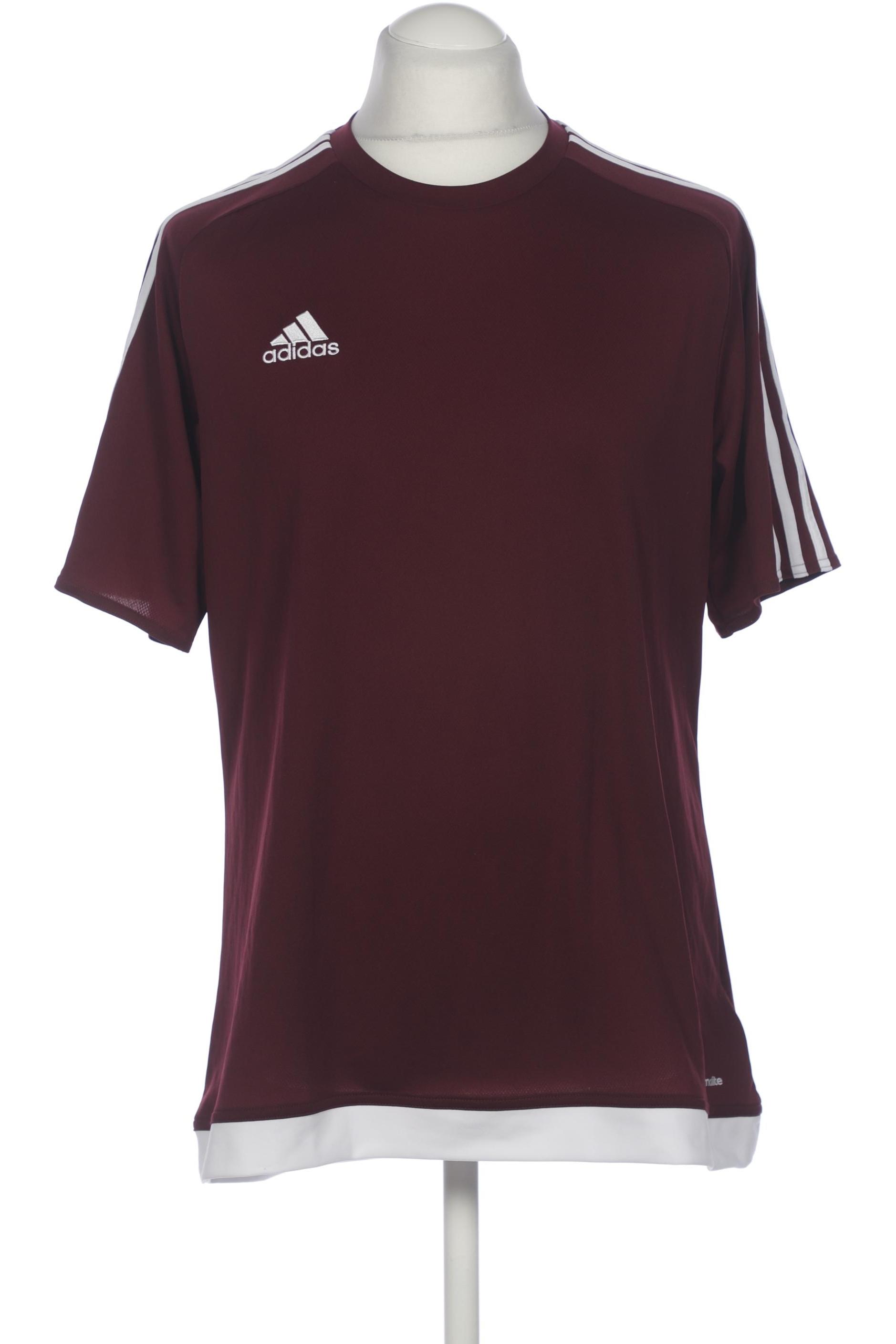 

adidas Herren T-Shirt, bordeaux, Gr. 52