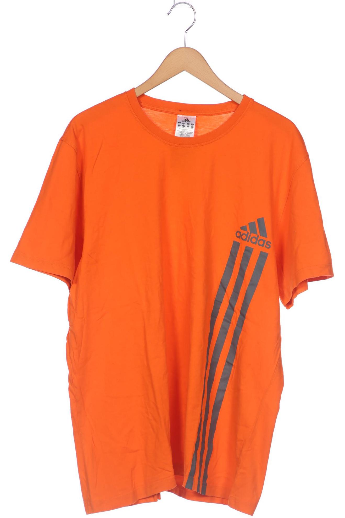 

adidas Herren T-Shirt, orange, Gr. 56