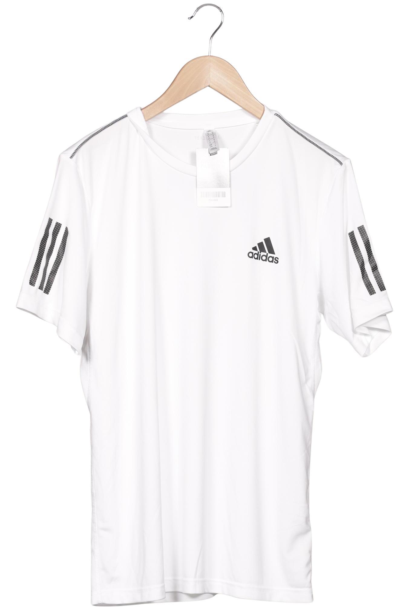 

adidas Herren T-Shirt, weiß, Gr. 48